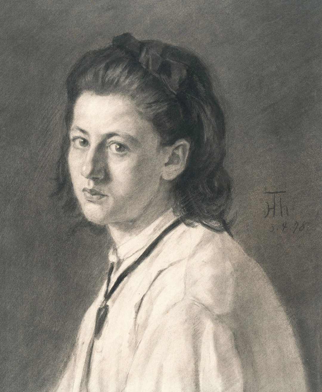 Portrait of a Girl (Cella Berteneder) Hans Thoma