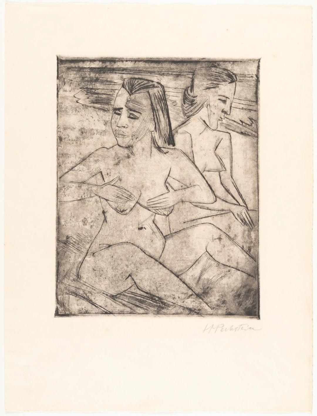 Nach dem Bad Hermann Max Pechstein