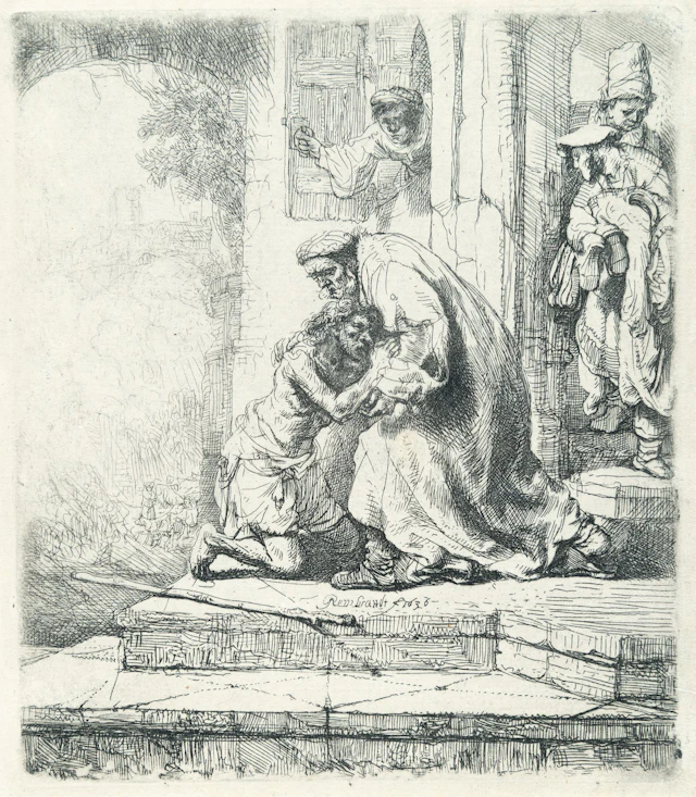 The Return of the Prodigal Son Rembrandt Harmensz. van Rijn