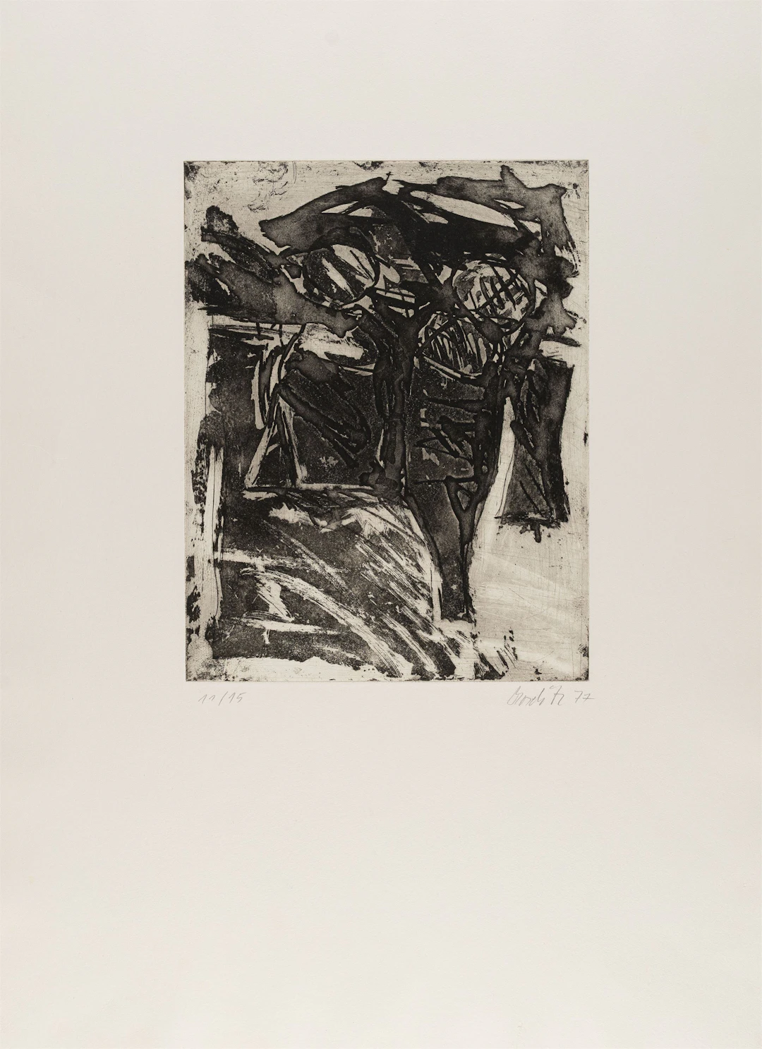 Ohne Titel (aus: Acht Stillleben) Georg Baselitz
