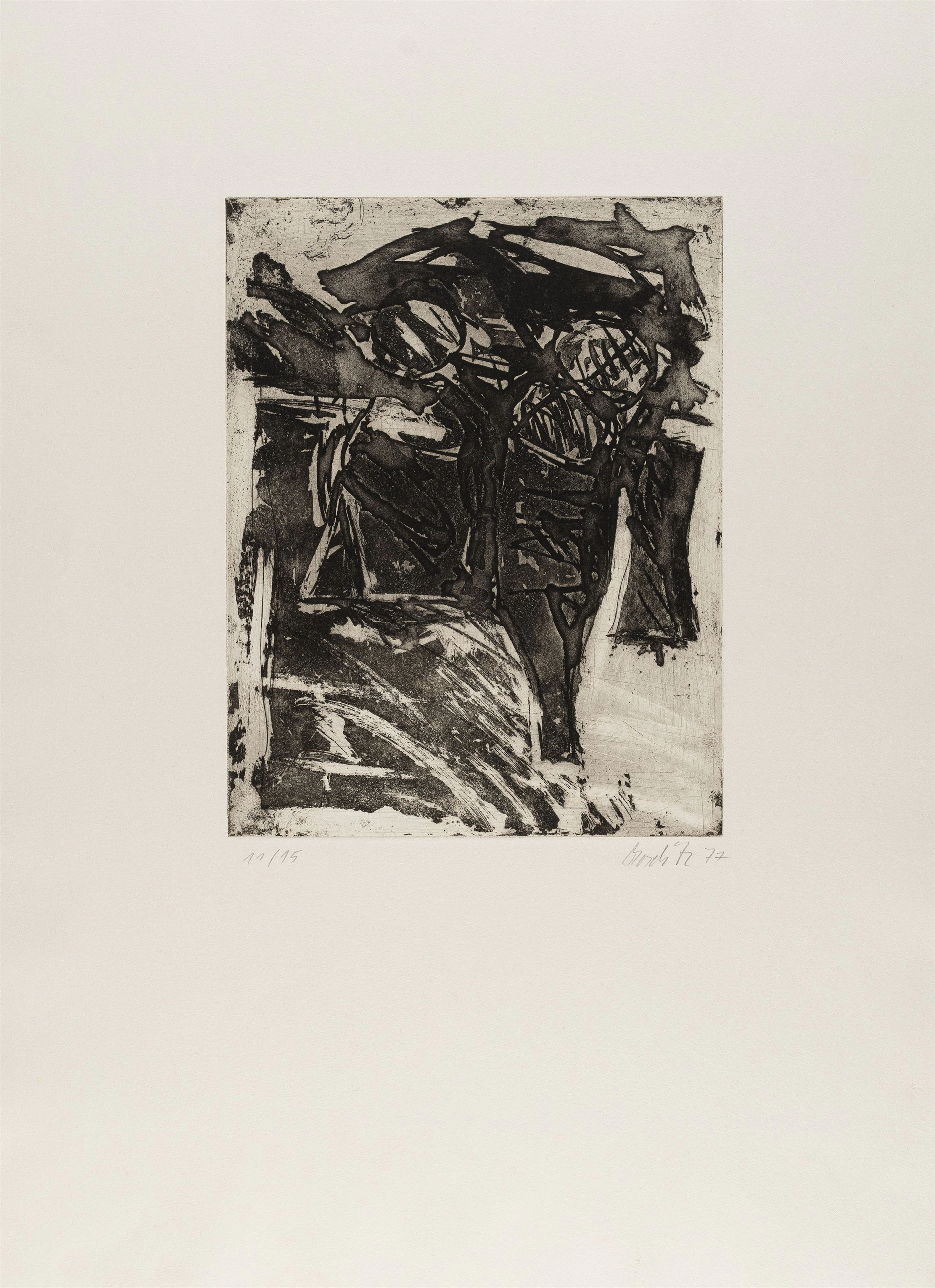 Ohne Titel (aus: Acht Stillleben) Georg Baselitz