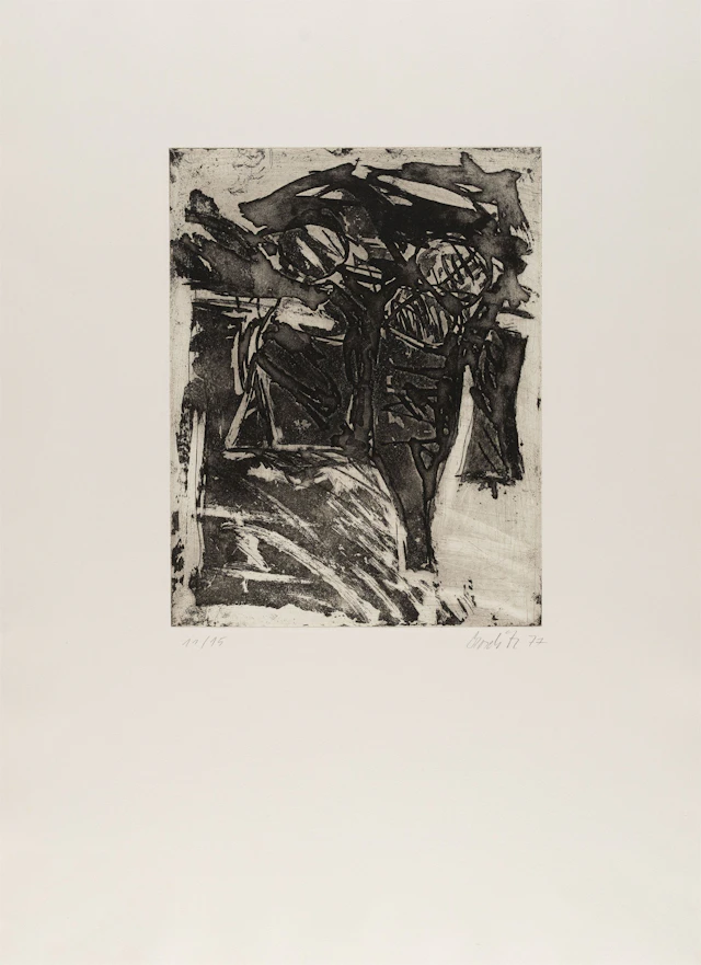 Ohne Titel (aus: Acht Stillleben) Georg Baselitz
