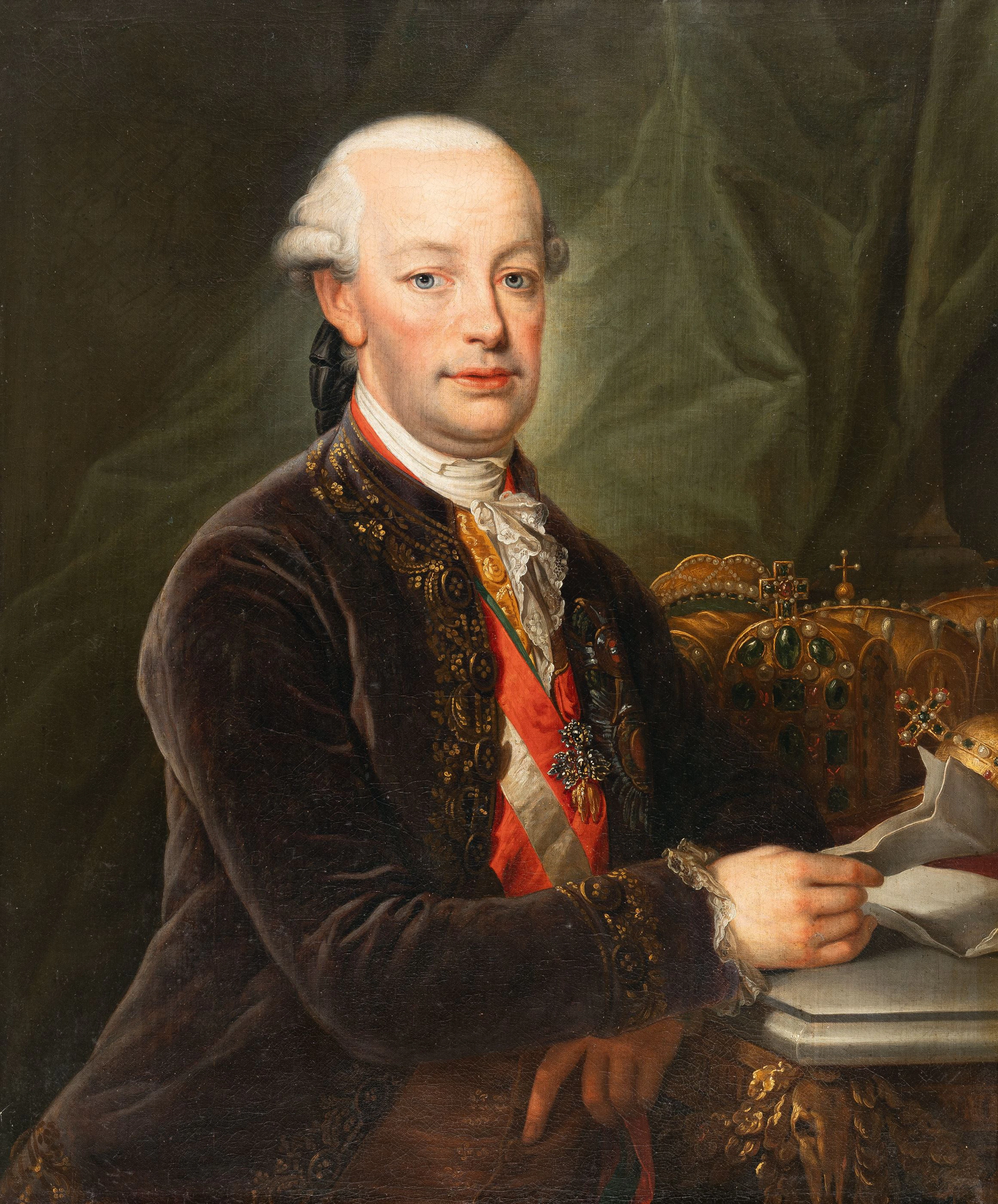 Portrait of Emperor Leopold II with the Order of the Golden Fleece