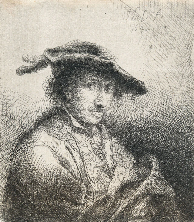 The Young Man Wearing a Plumed Cap Ferdinand Bol