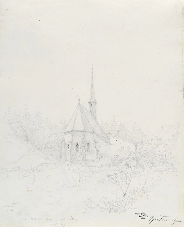 St Anna near Neuötting Carl Spitzweg