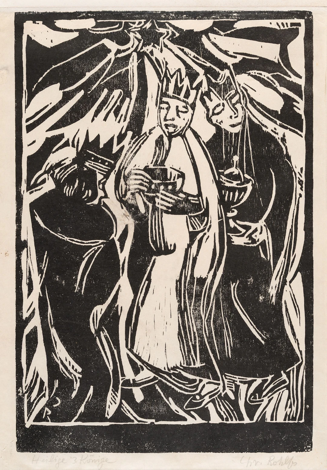 "Heilige 3 Könige" Christian Rohlfs