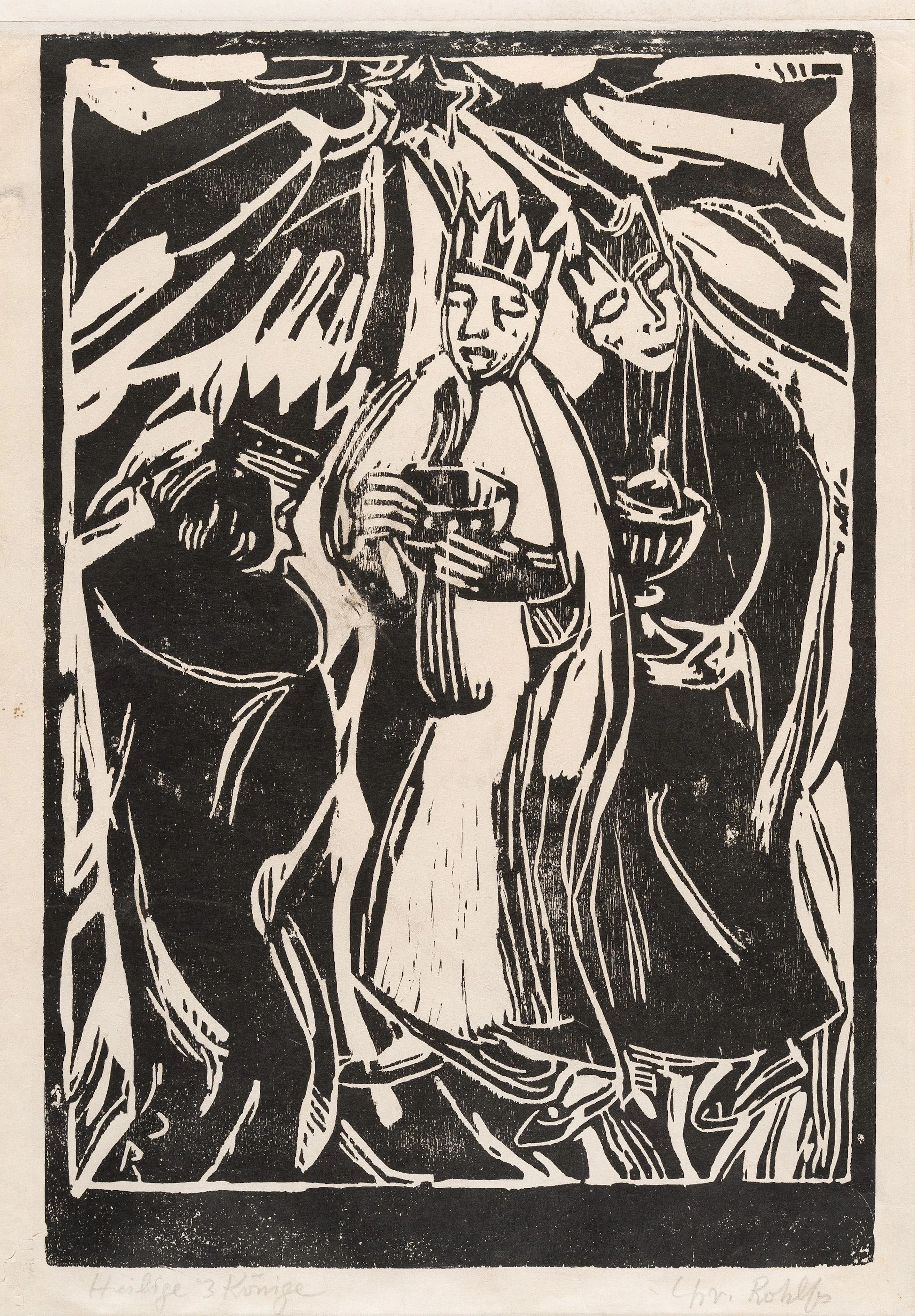 "Heilige 3 Könige" Christian Rohlfs