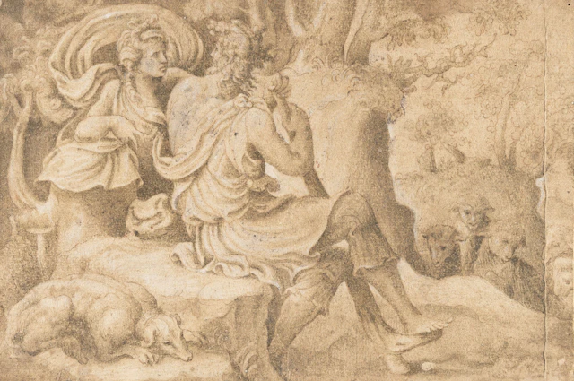 Shepherd’s scene after Ovid Giulio Campi