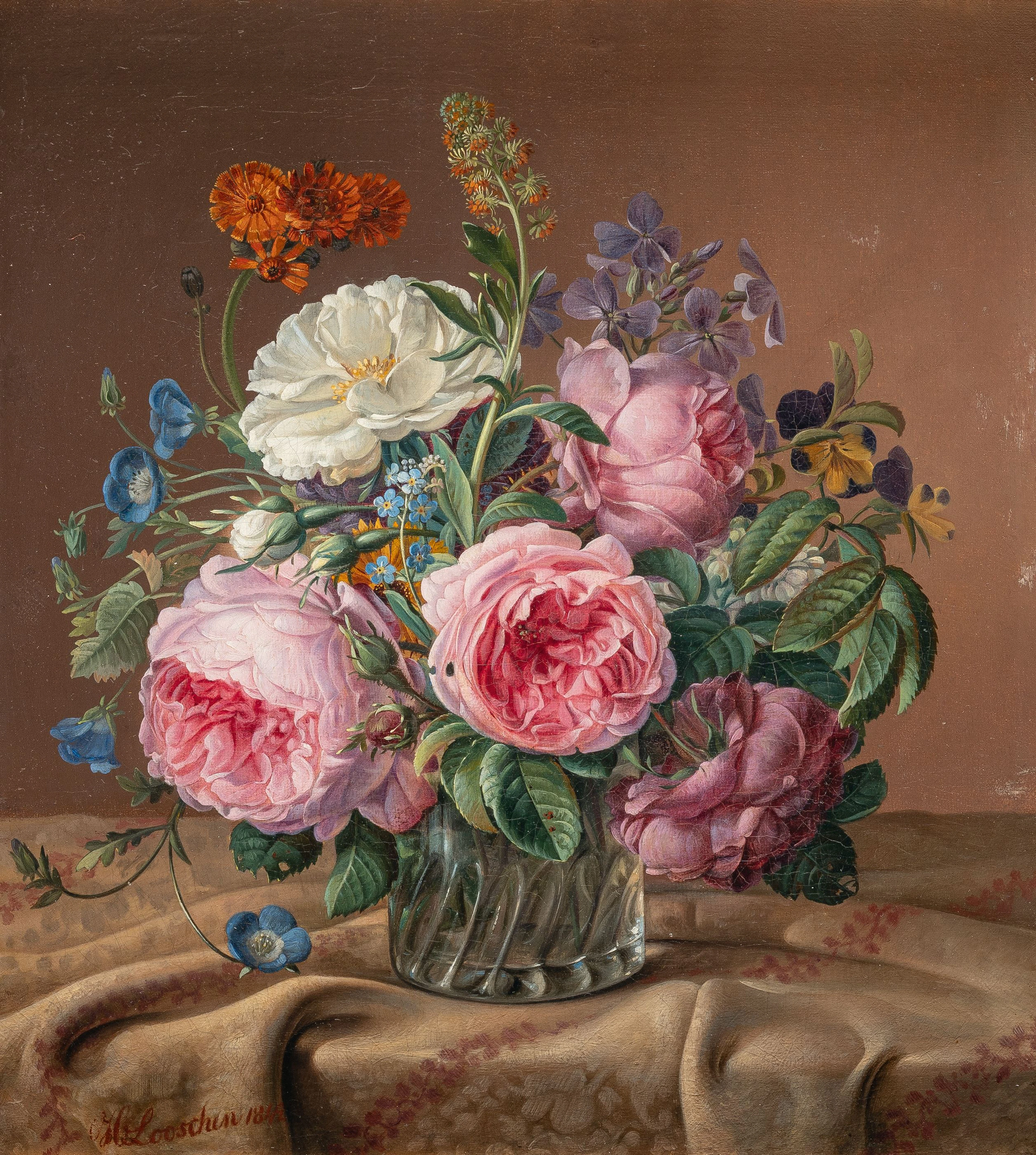 Bouquet of Flowers Hermann Looschen Sen.