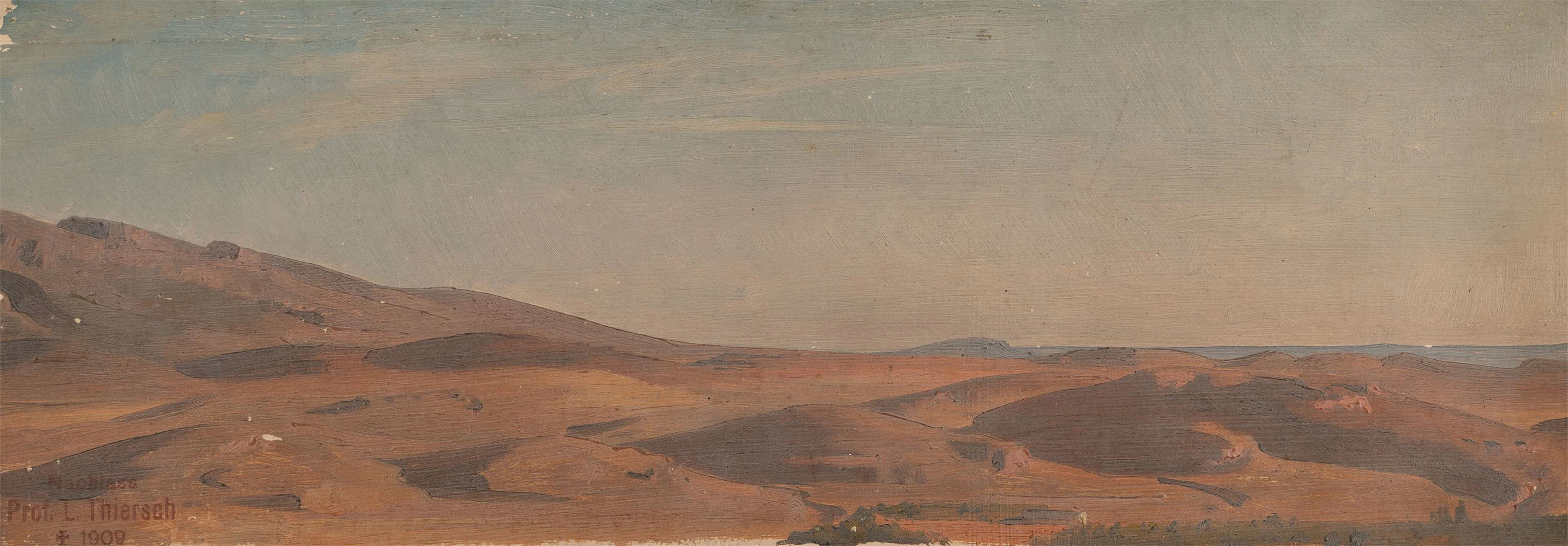 Vast Greek landscape Ludwig Thiersch
