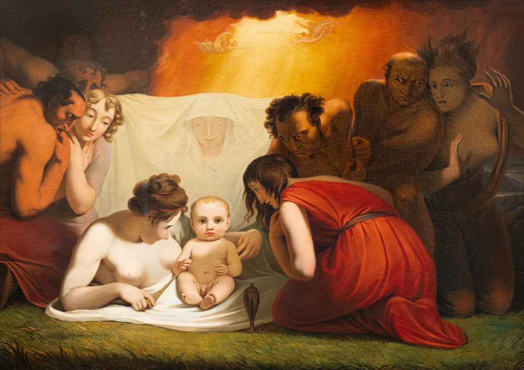 Allegory of Shakespeare’s Birth George Romney (Umkreis)