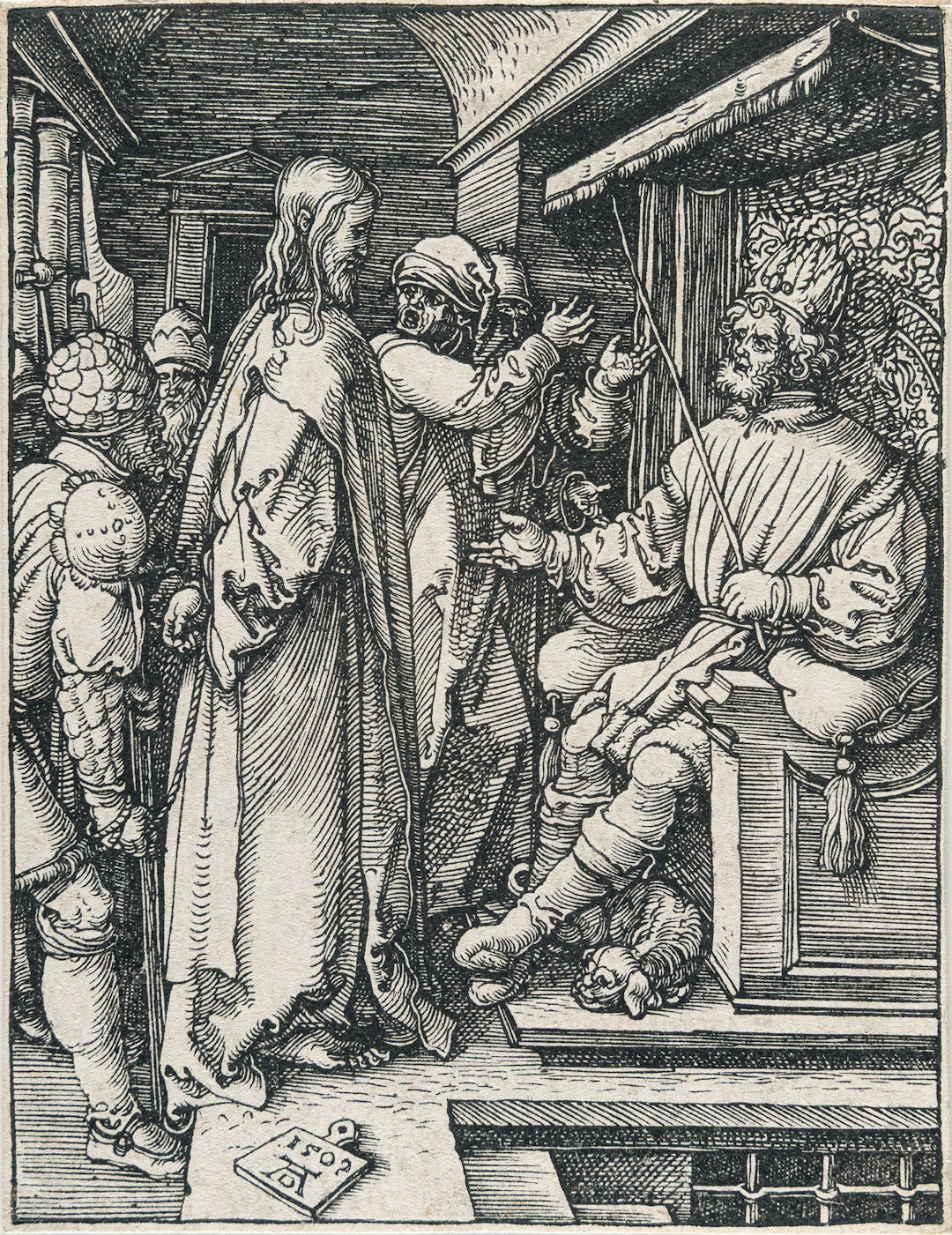 Christ before Herod, from: The Small Passion Albrecht Dürer