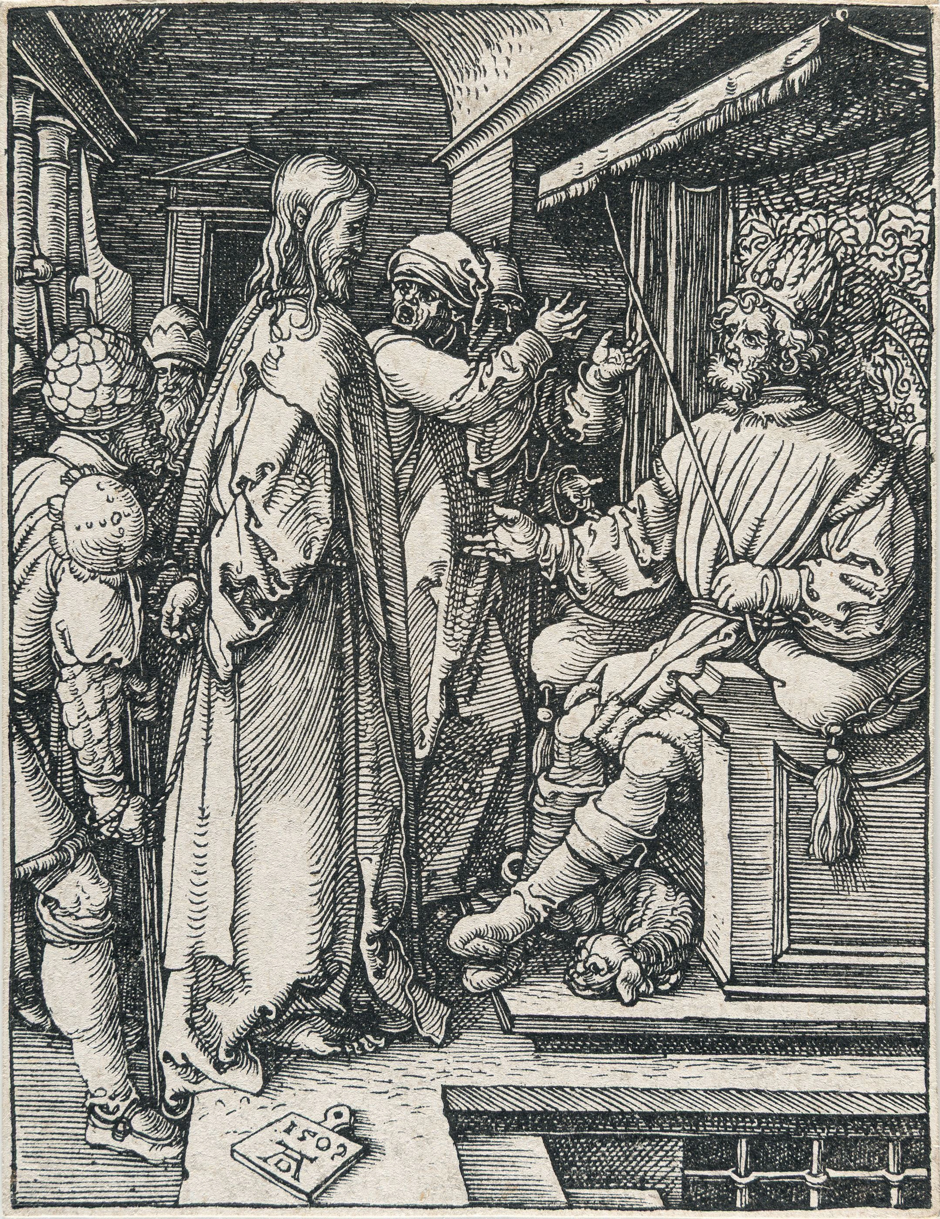 Christ before Herod, from: The Small Passion Albrecht Dürer