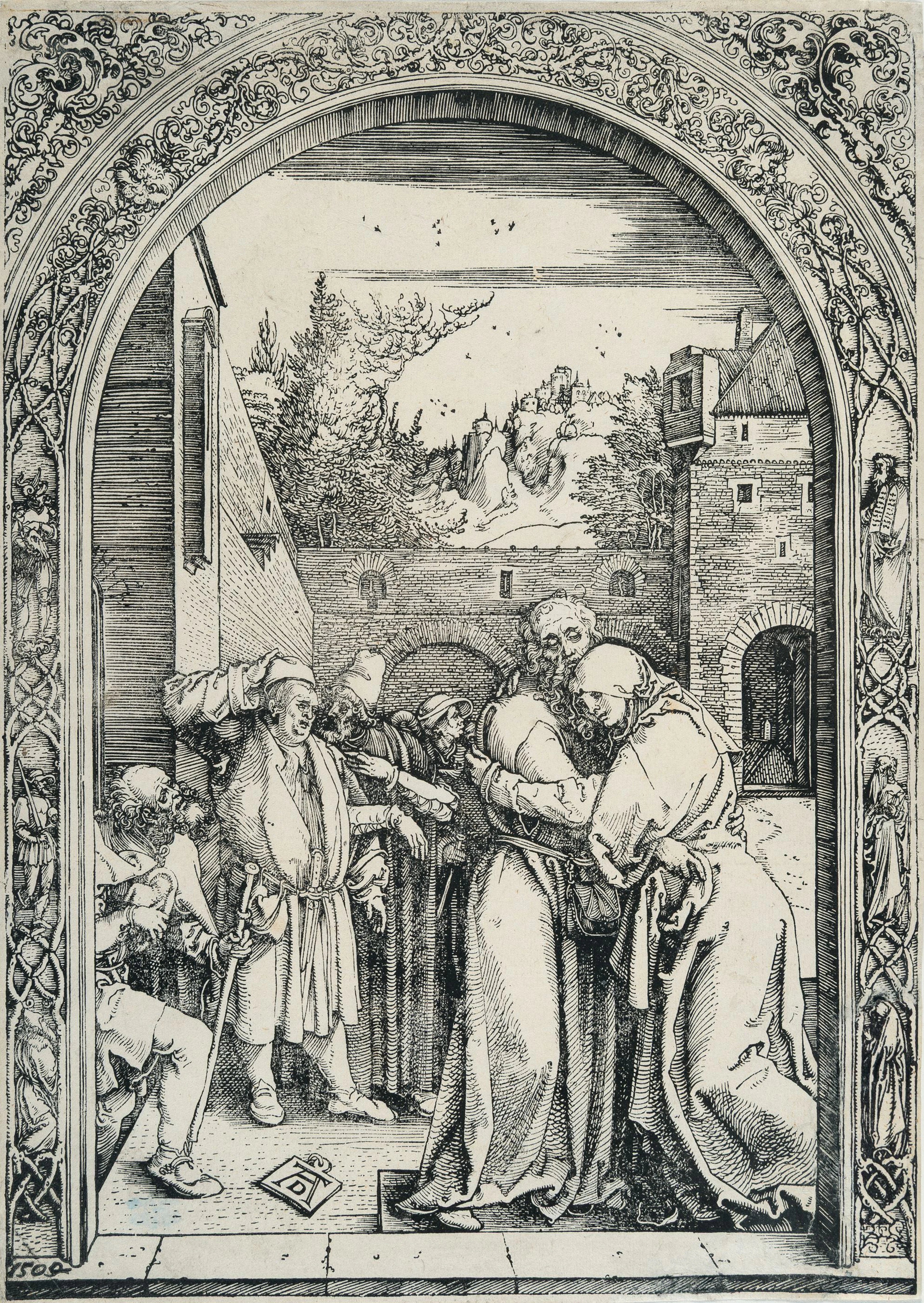 Joachim and Anna at the Golden Gate, from: The Life of the Virgin