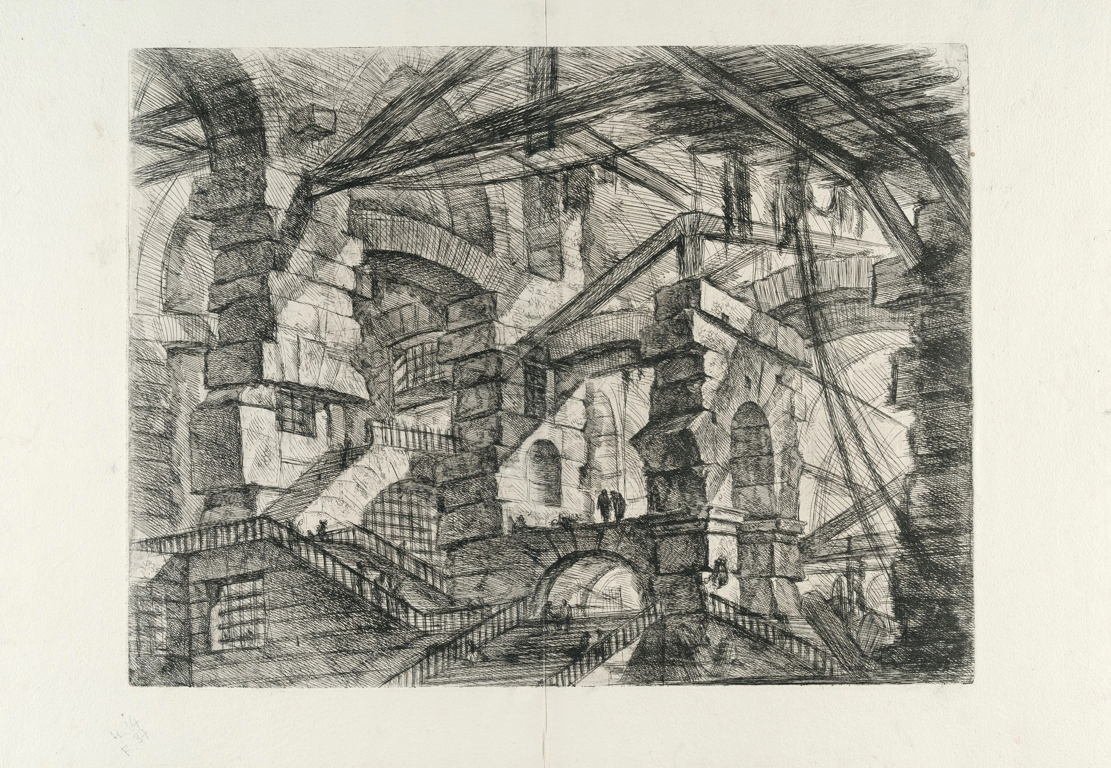 The Gothic Arch, from: Carceri d'Invenzione Giovanni Battista Piranesi