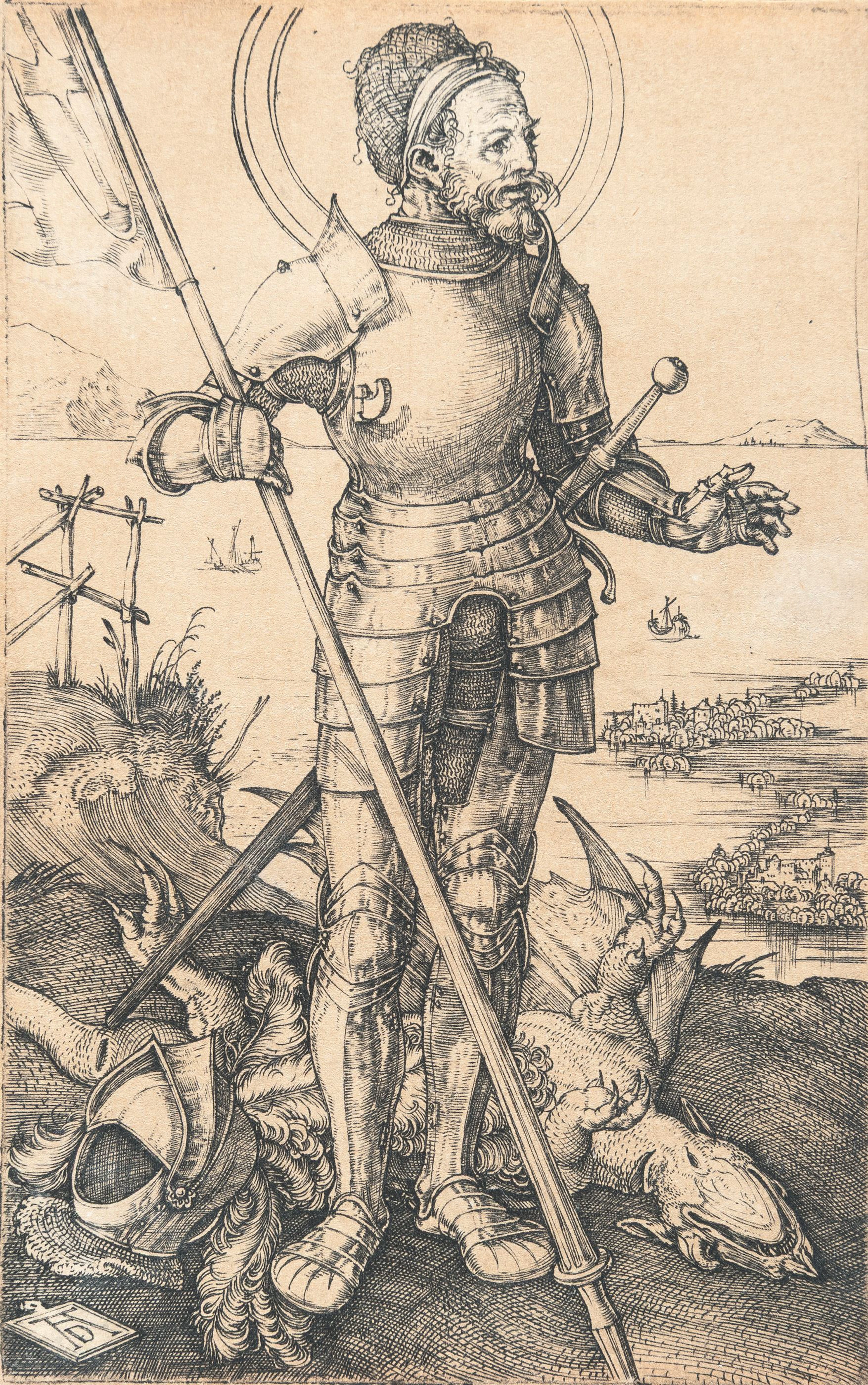 Saint George on Foot Albrecht Dürer