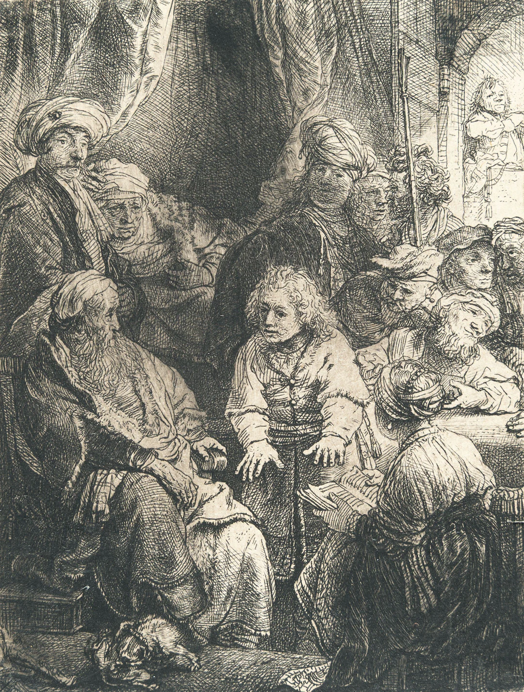 Joseph Telling His Dreams Rembrandt Harmensz. van Rijn
