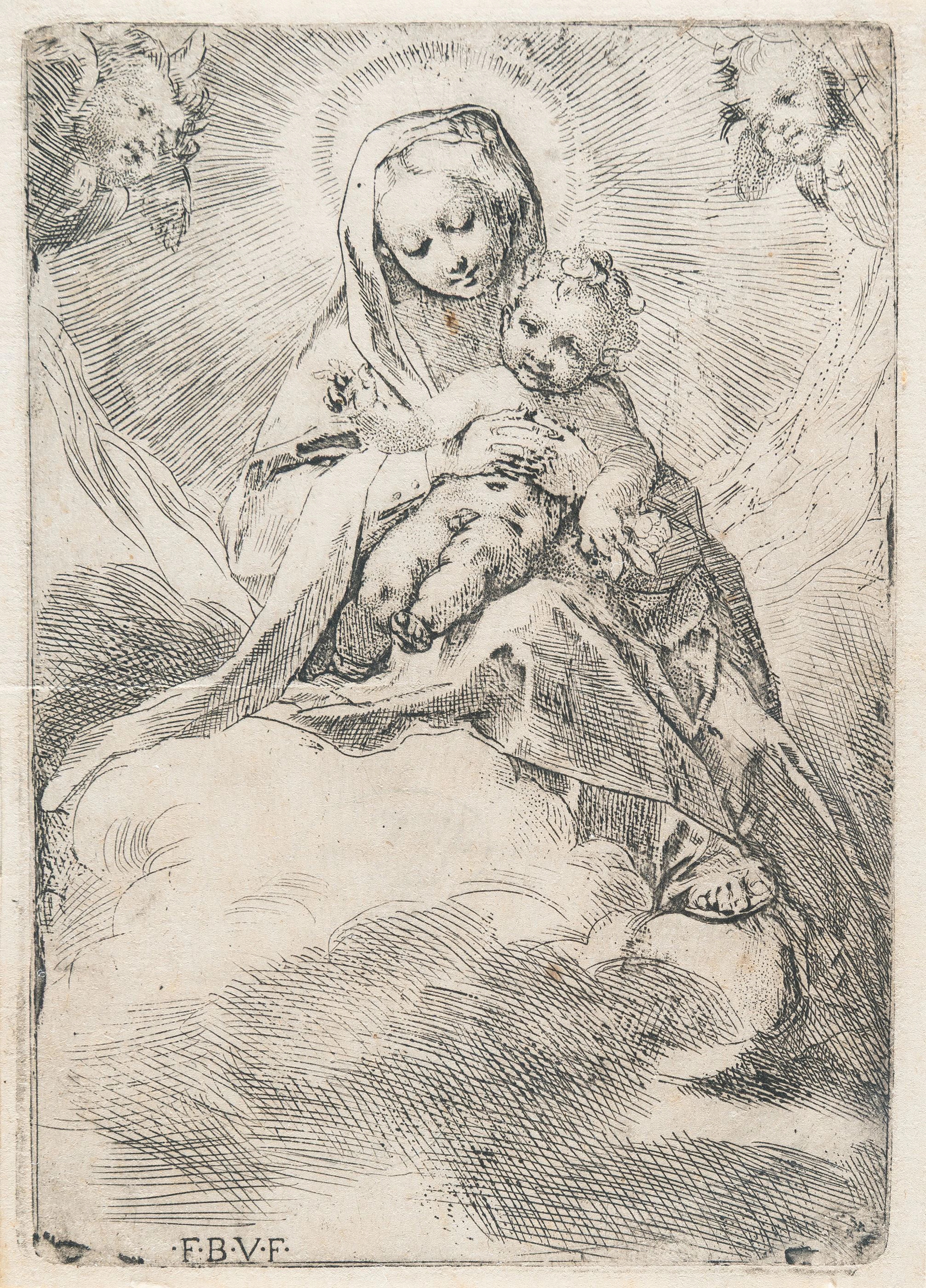 Virgin and Child in the Clouds Federico Barocci