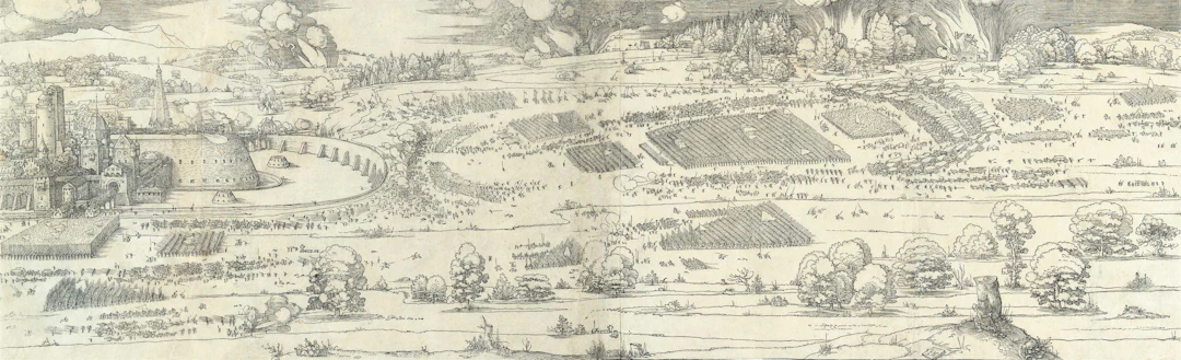 The Siege of a Fortress Albrecht Dürer