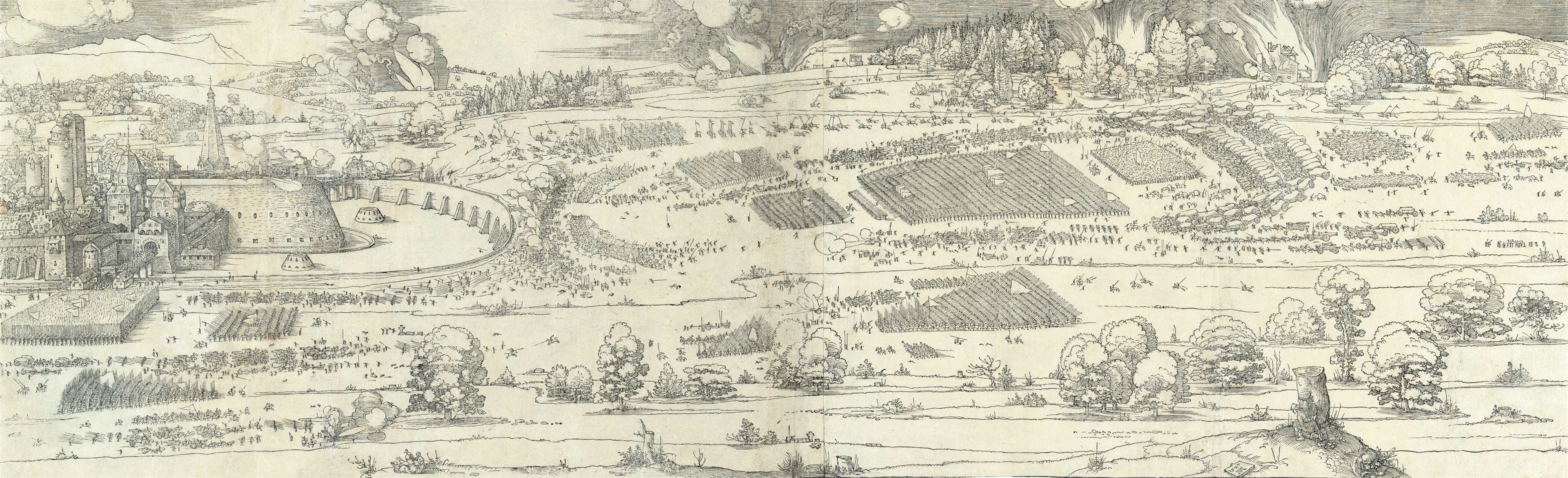 The Siege of a Fortress Albrecht Dürer