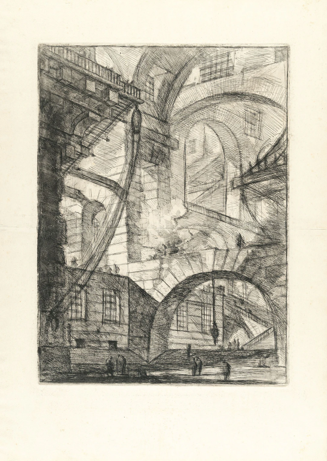 The Smoking Fire, from: Carceri d'Invenzione Giovanni Battista Piranesi