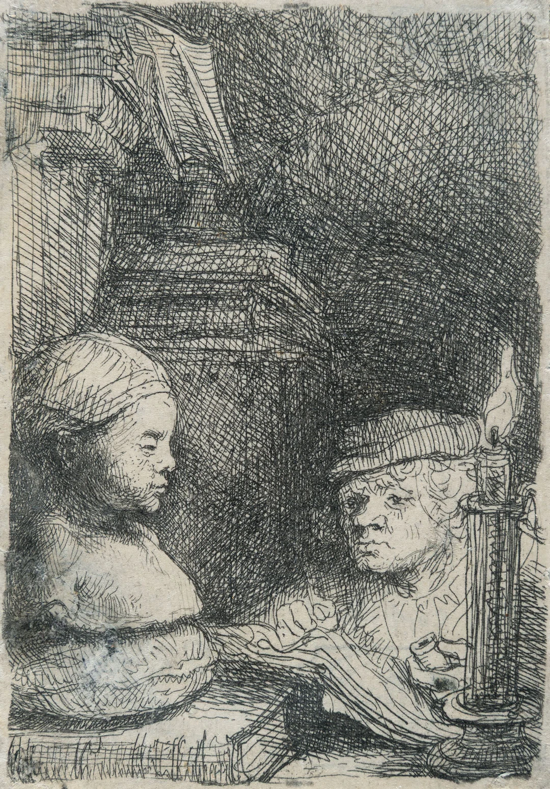 Man Drawing from a Cast Rembrandt Harmensz. van Rijn