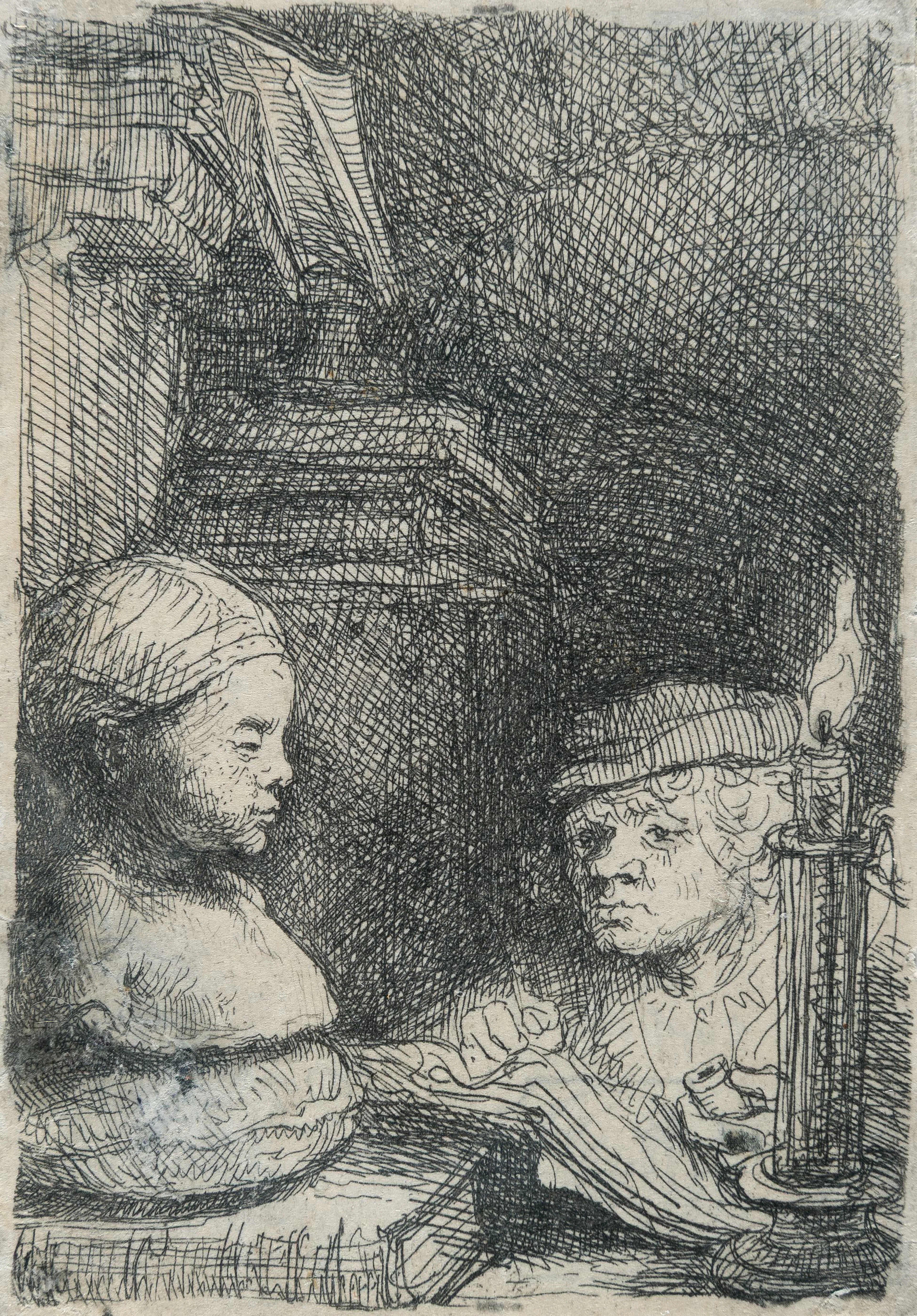 Man Drawing from a Cast Rembrandt Harmensz. van Rijn