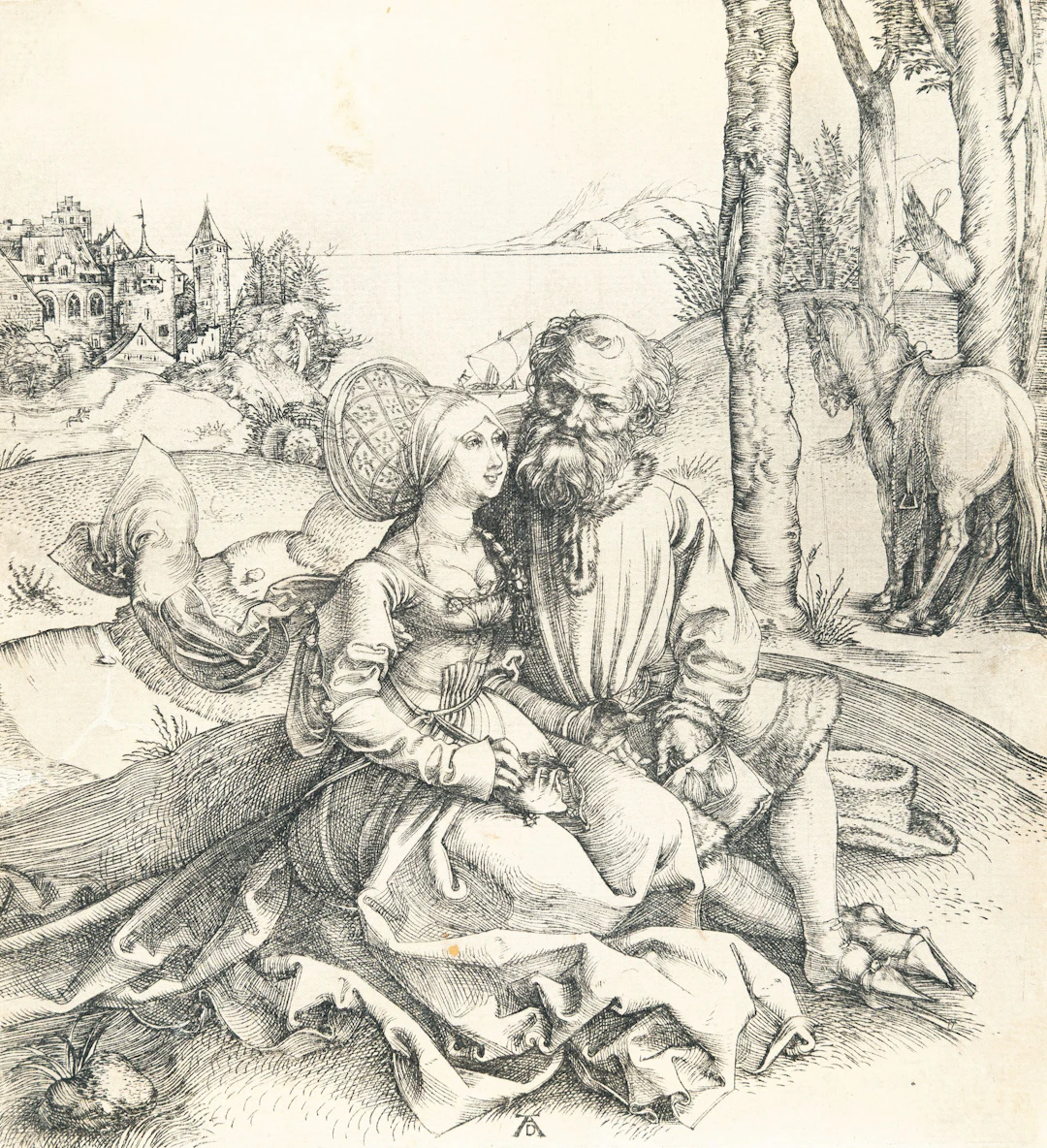 The Ill-Assorted Couple Albrecht Dürer