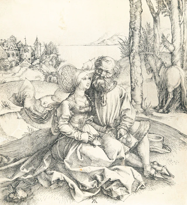 The Ill-Assorted Couple Albrecht Dürer