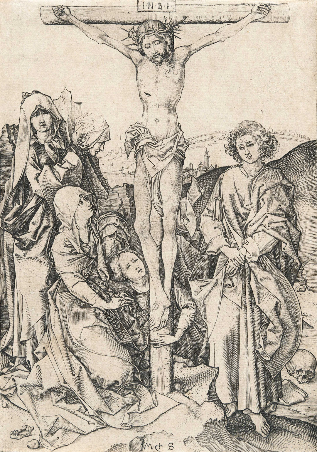 The Crucifixion, from: The Passion Martin Schongauer