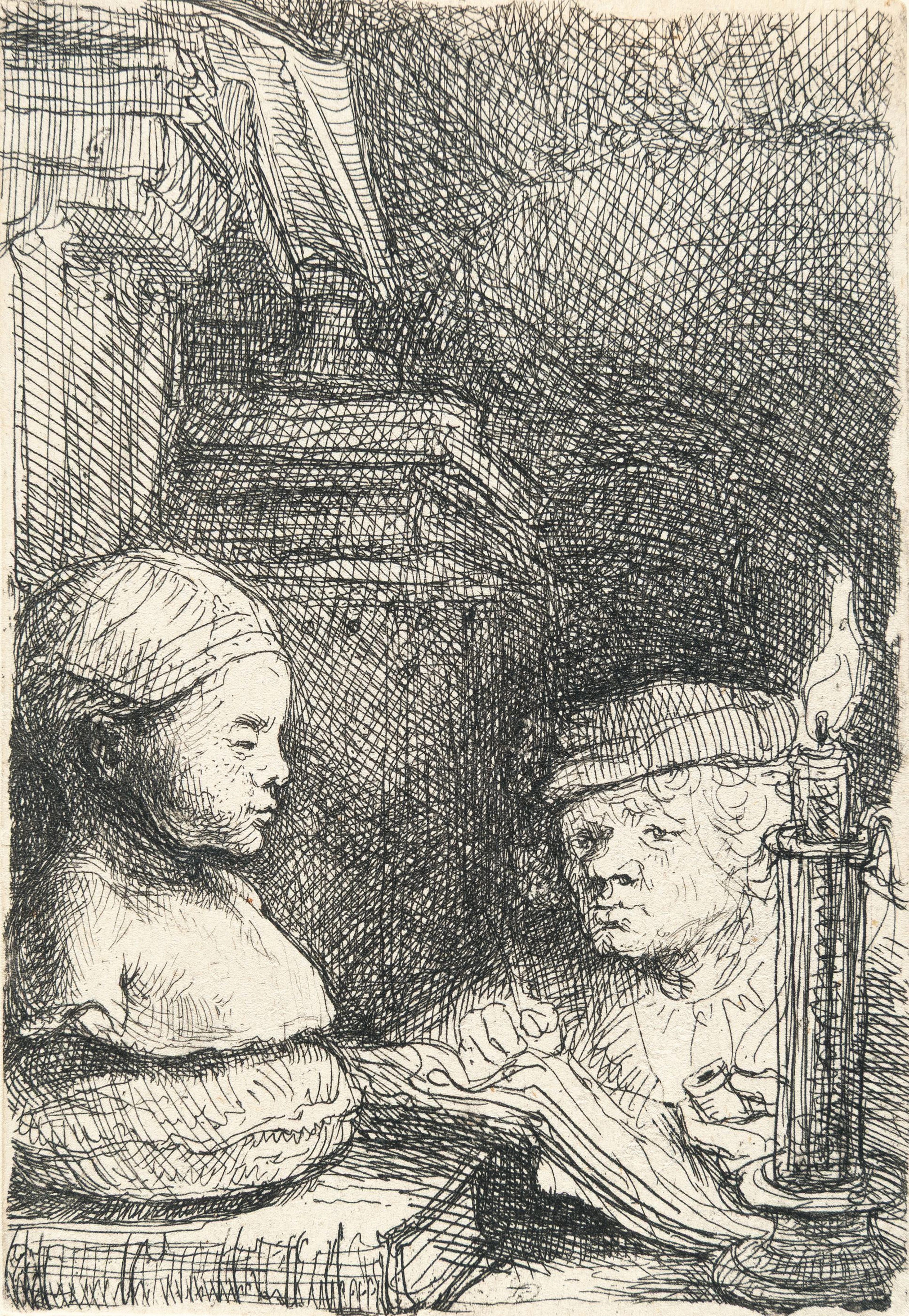 Man Drawing from a Cast Rembrandt Harmensz. van Rijn