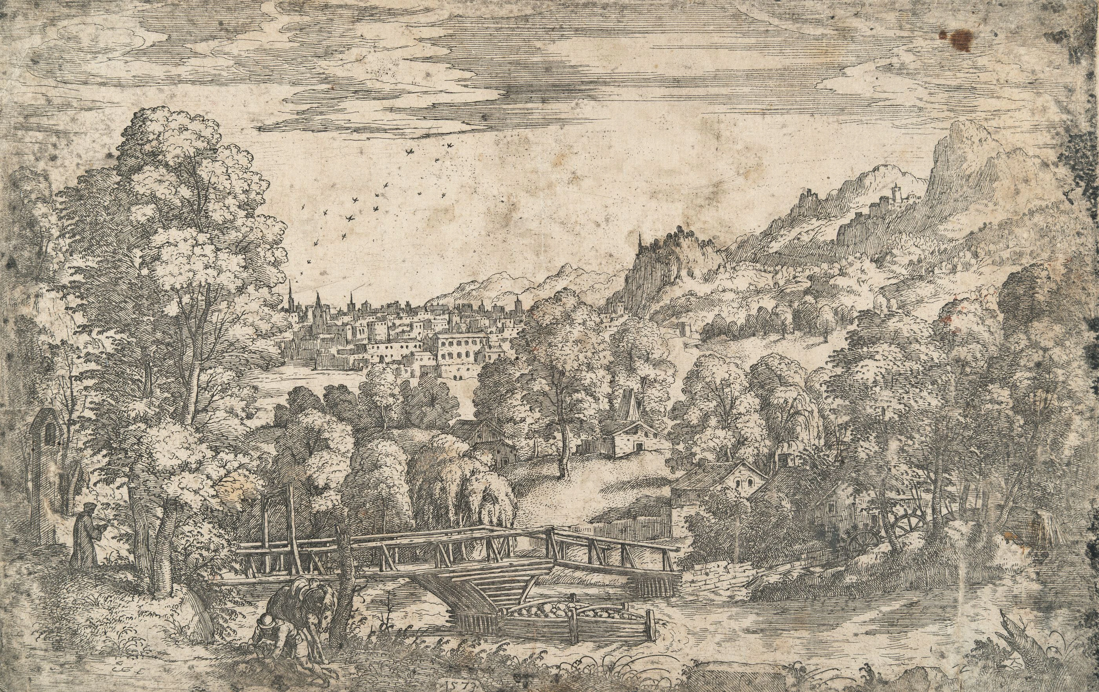 From: Landscapes Depicting the Life and the Parables of Christ Giovanni