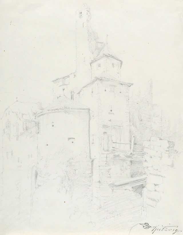 Taufers Castle Carl Spitzweg