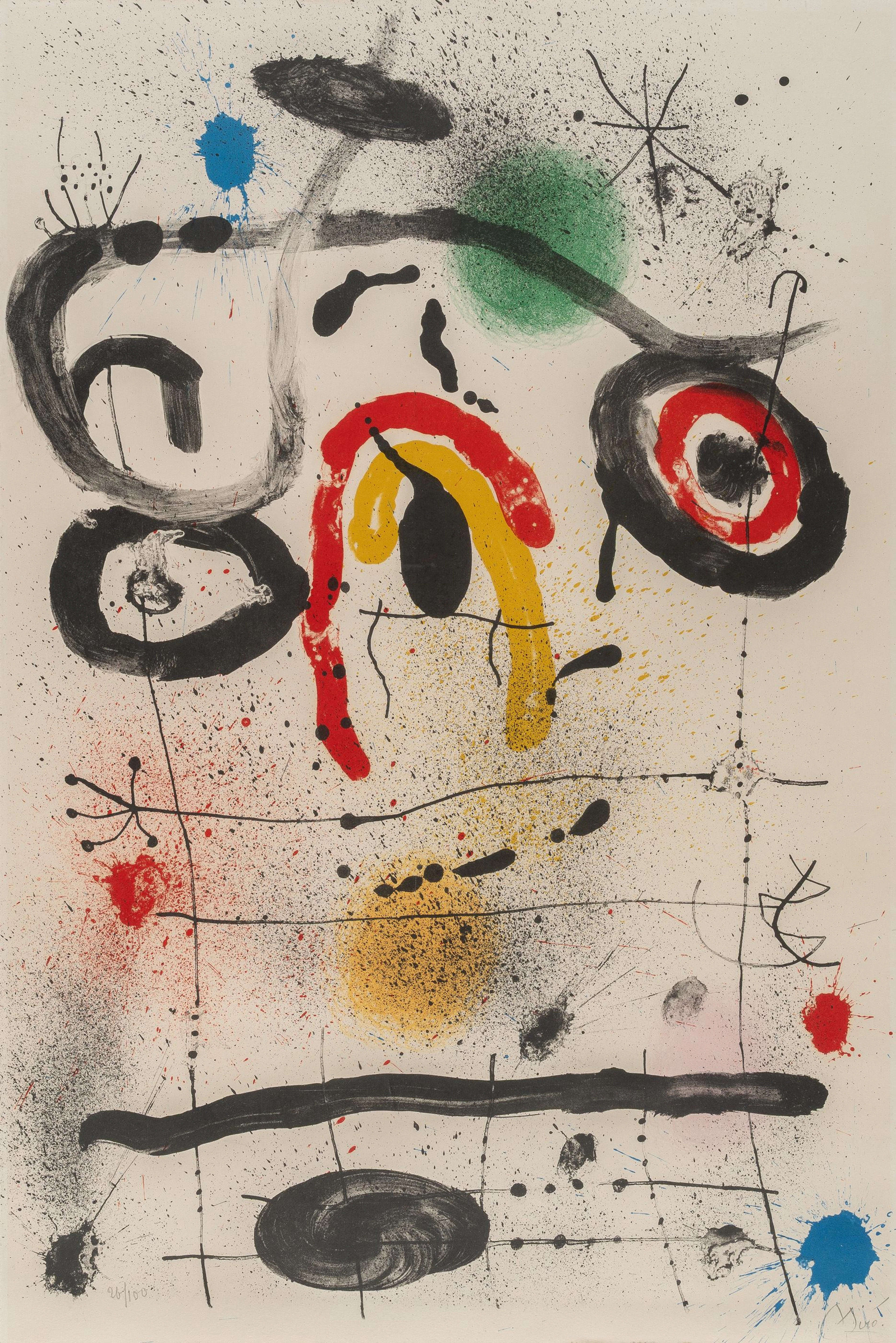 Personnage au-dessus l’horizon Joan Miró
