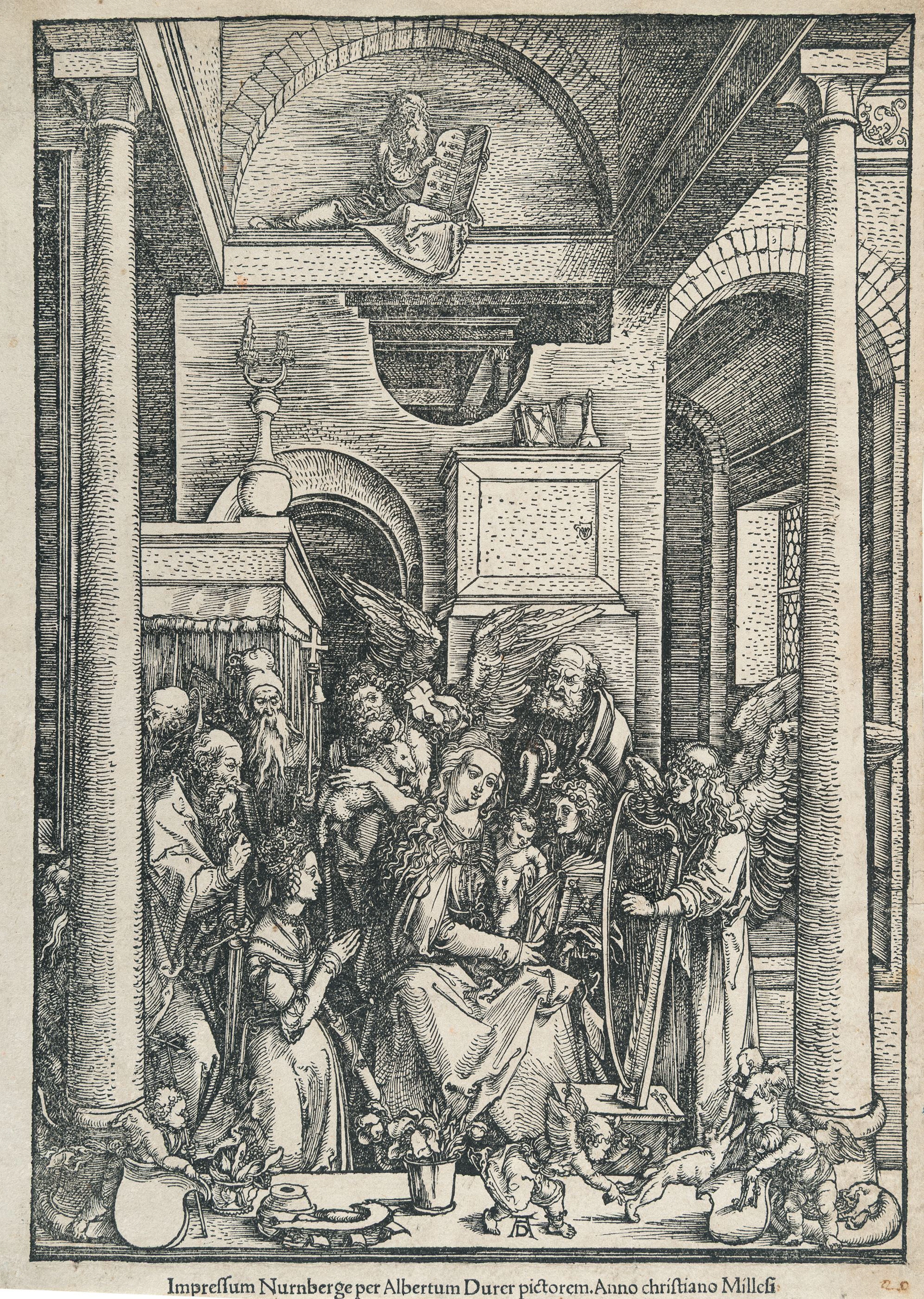 Glorification of the Virgin, from: the Life of the Virgin Albrecht Dürer