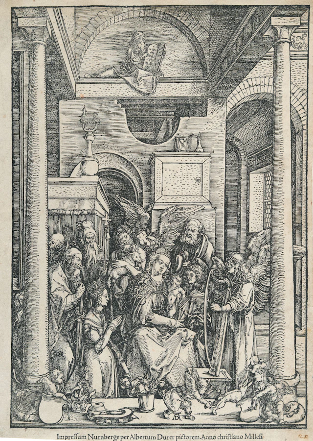 Glorification of the Virgin, from: the Life of the Virgin Albrecht Dürer