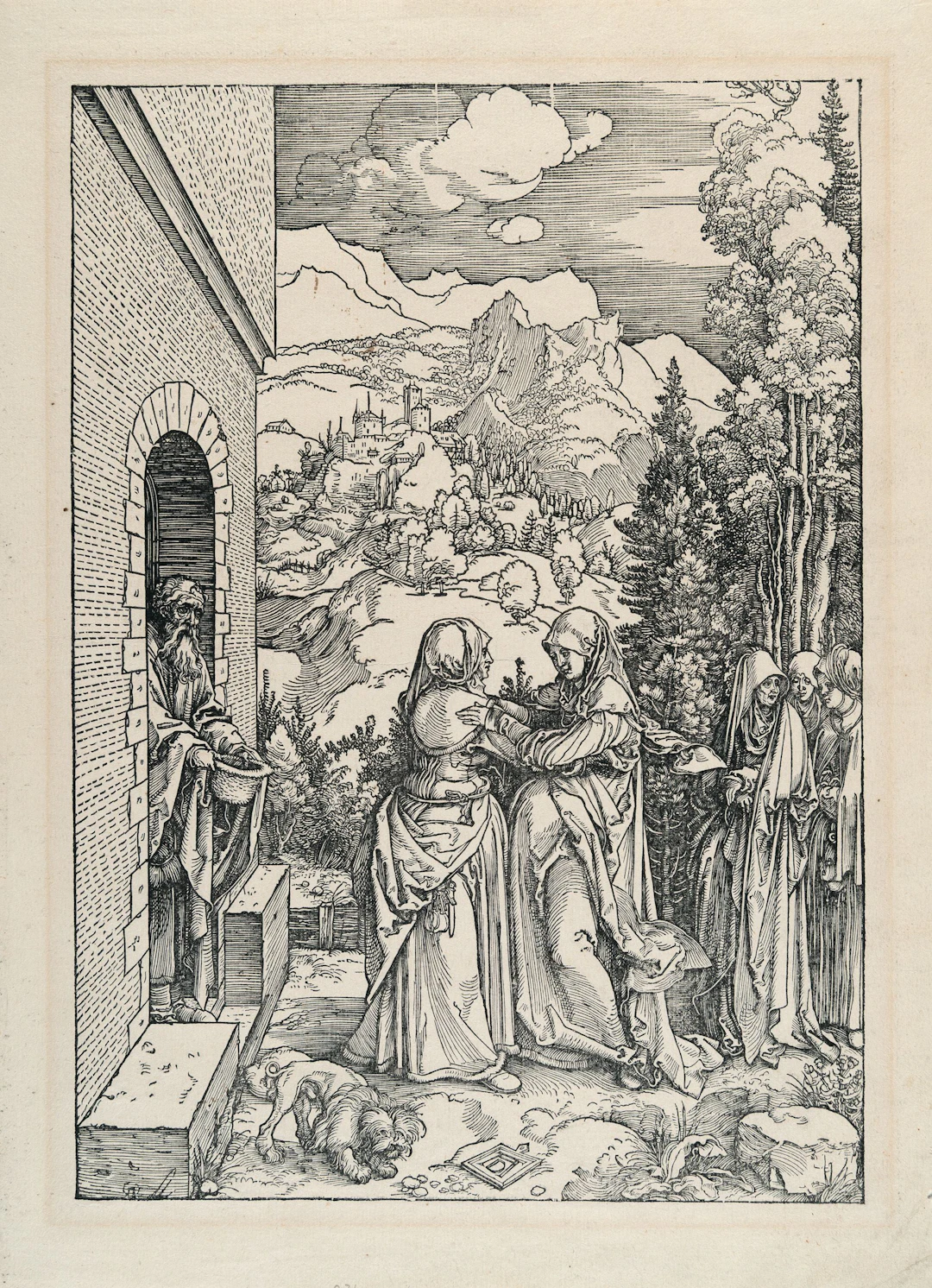 The Visitation, from: The Life of the Virgin Albrecht Dürer