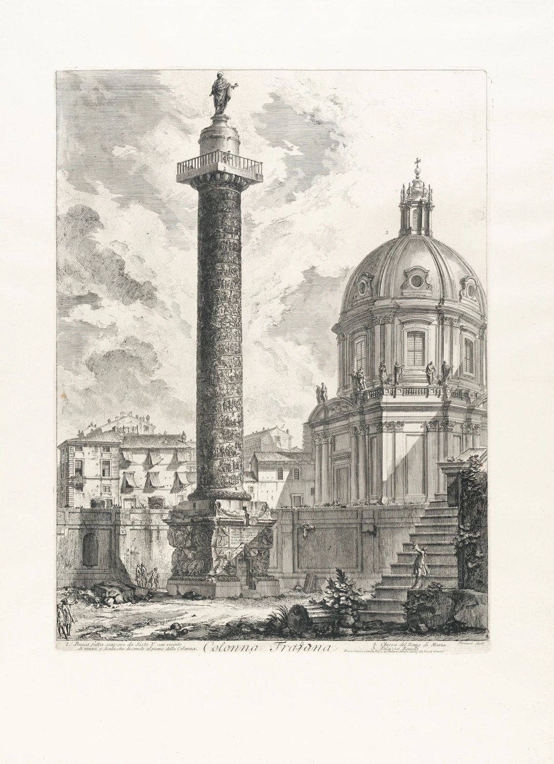 Colonna Trajana, from: Vedute di Roma Giovanni Battista Piranesi