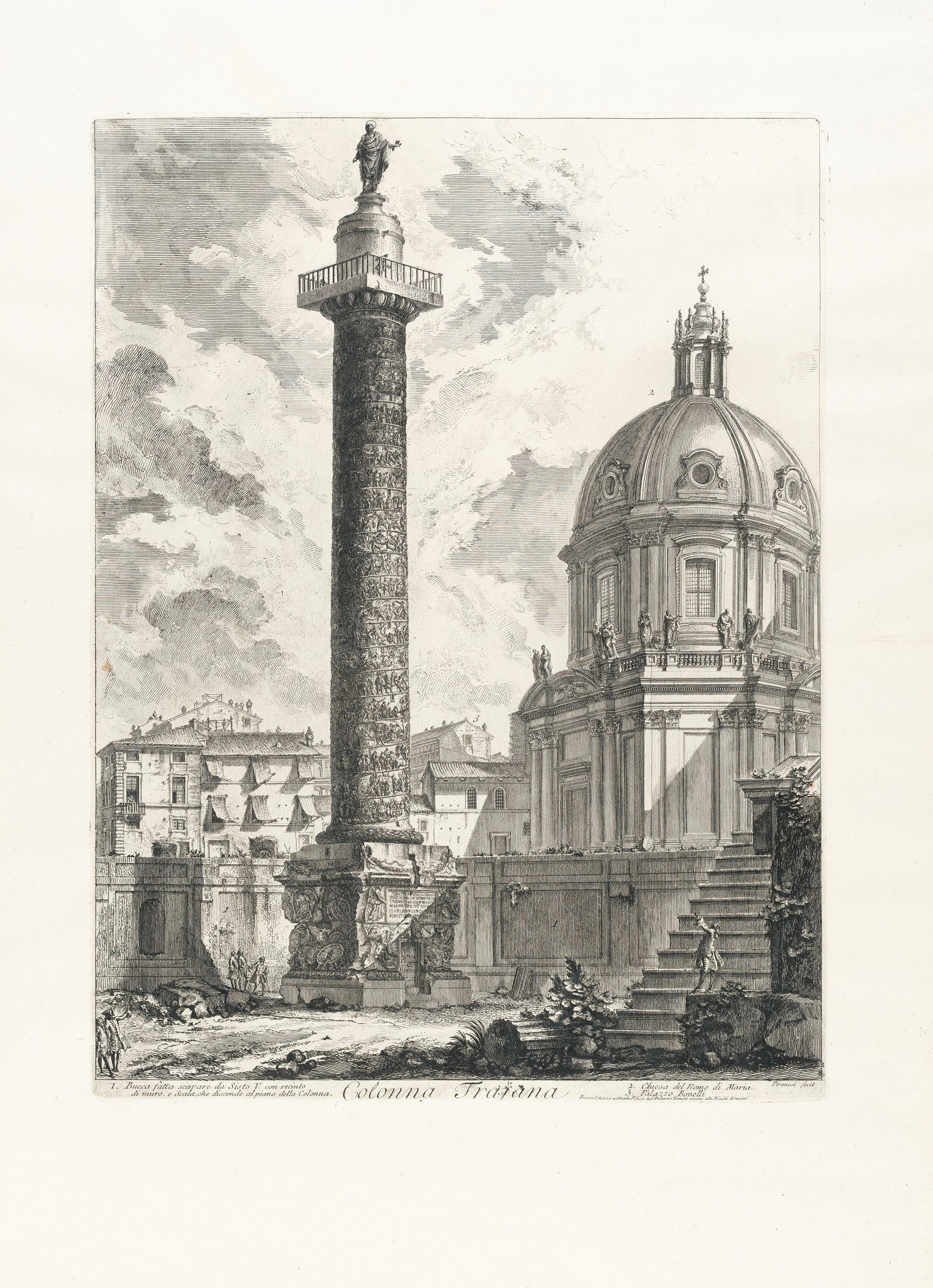 Colonna Trajana, from: Vedute di Roma Giovanni Battista Piranesi