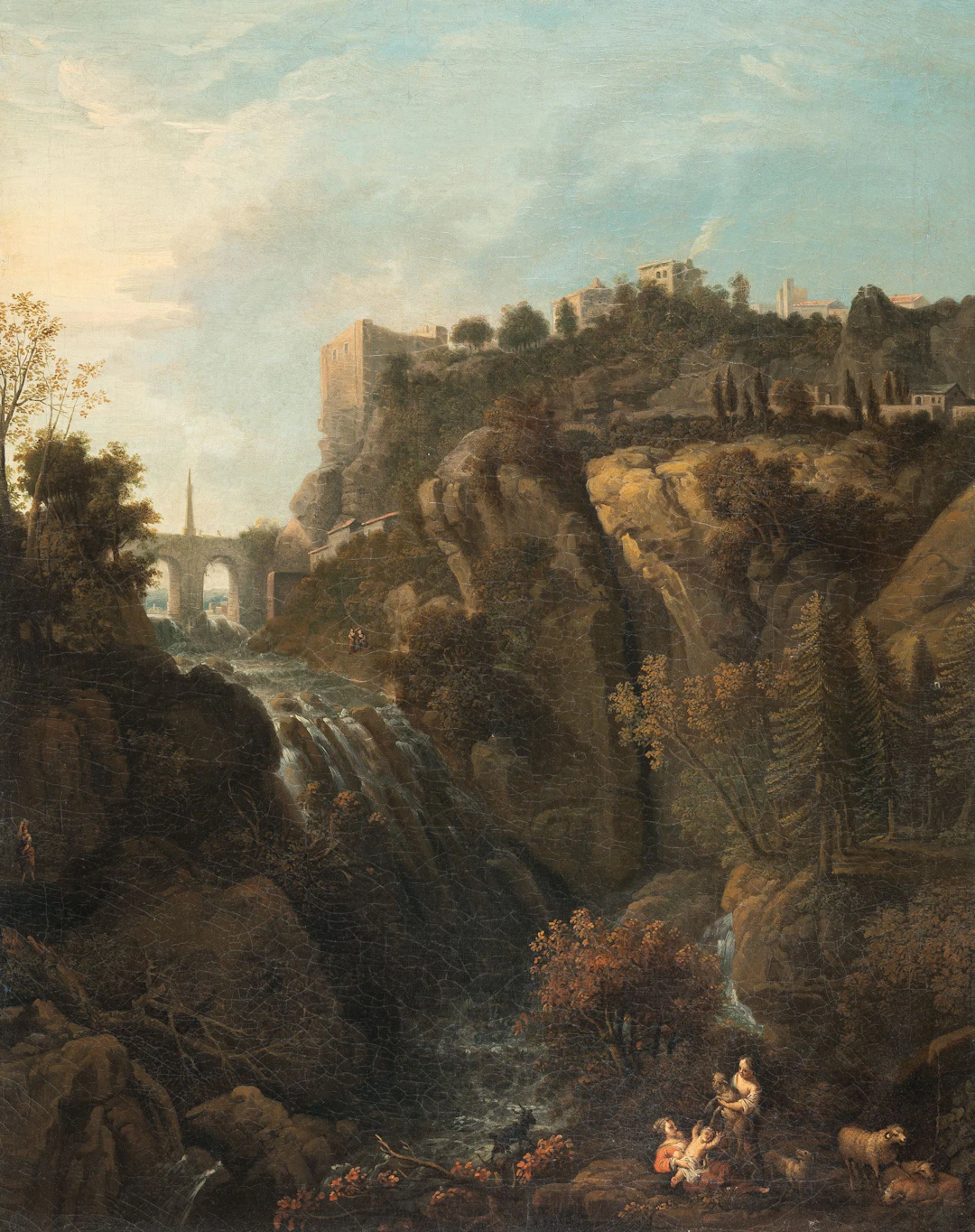 The Waterfalls of Tivoli Französisch