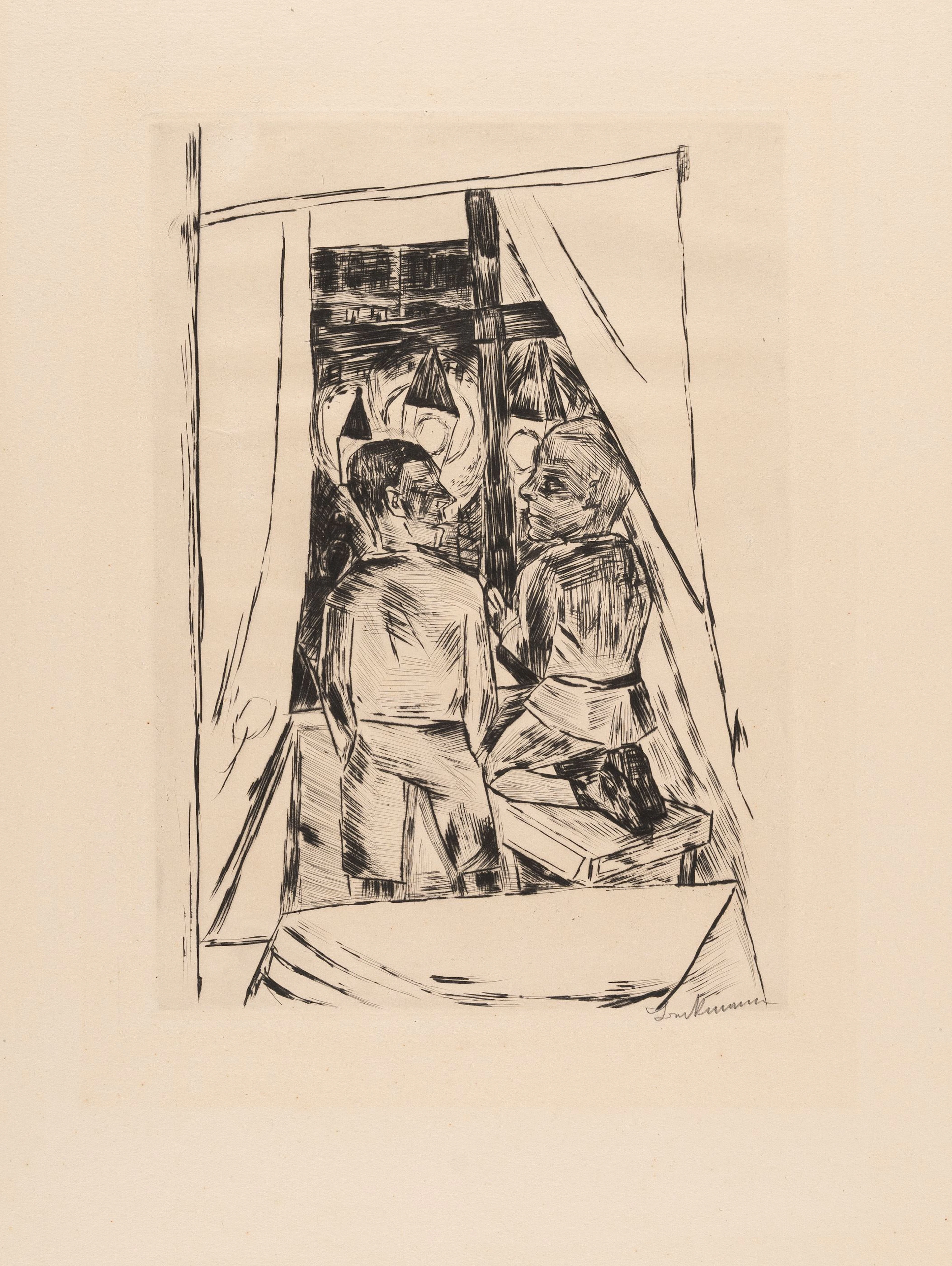 Kinder am Fenster Max Beckmann