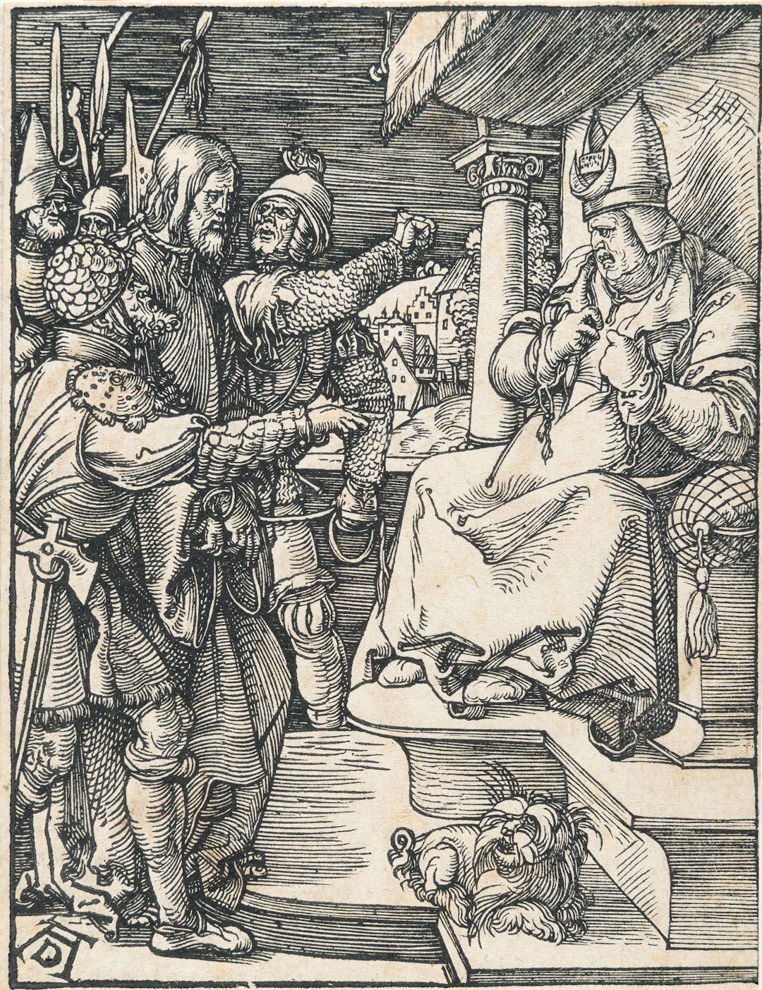 Christ Before Caiaphas, from: The Small Passion Albrecht Dürer