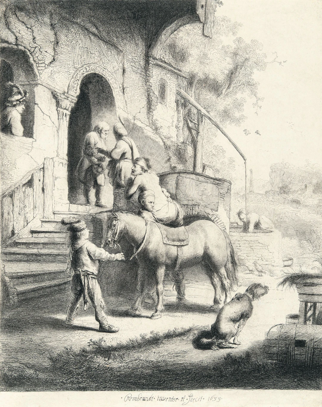 The Good Samaritan Rembrandt Harmensz. van Rijn