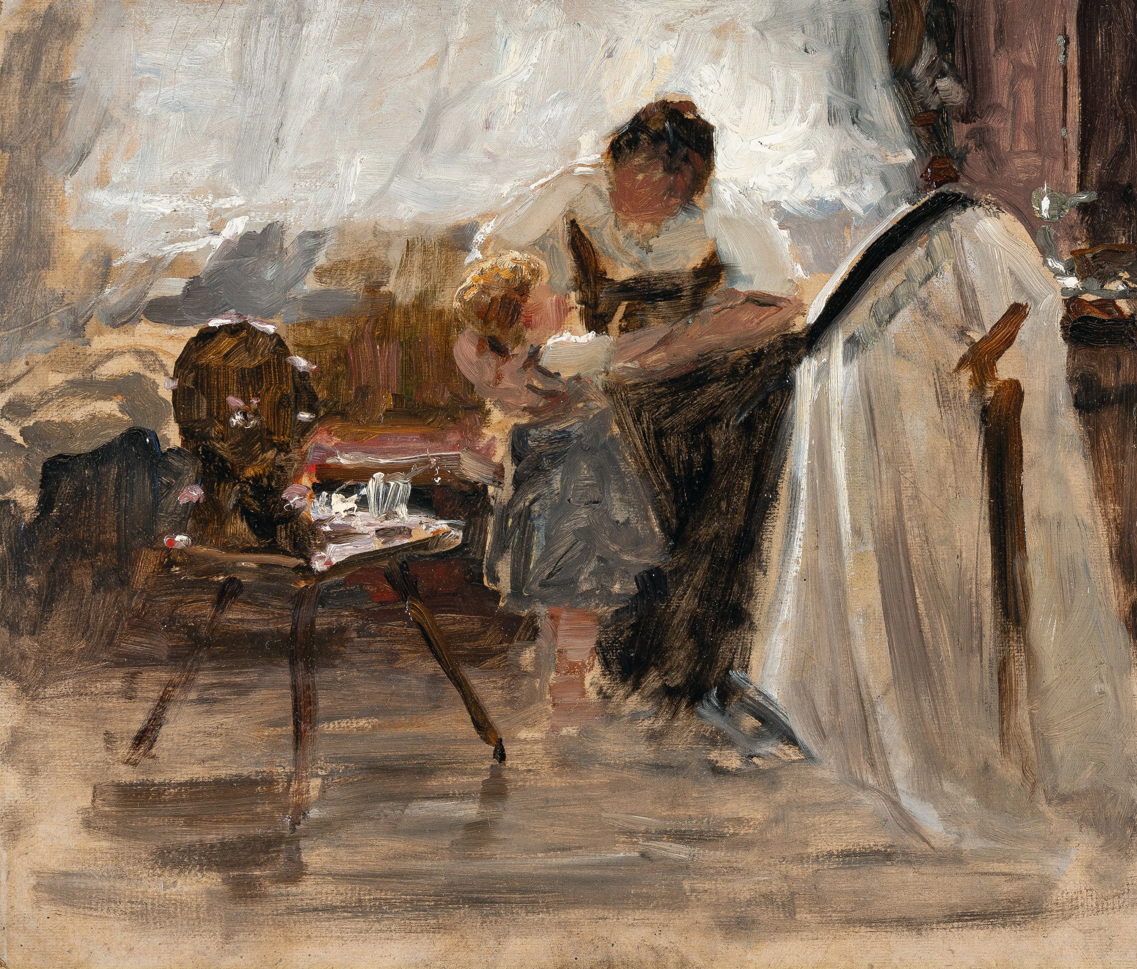 Embroidering (Study) Alexander Koester