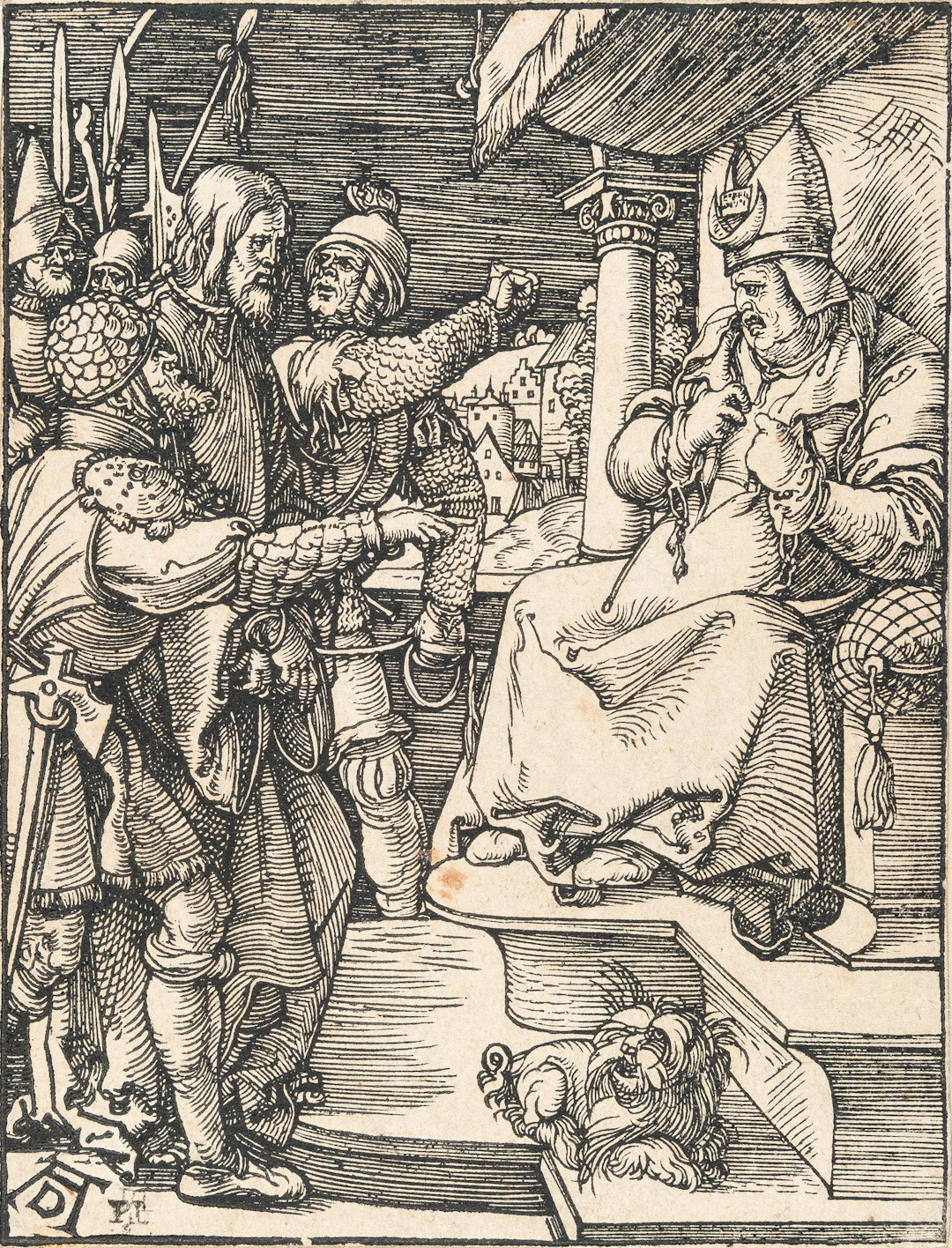 Christ before Caiaphas, from: The Small Passion Albrecht Dürer