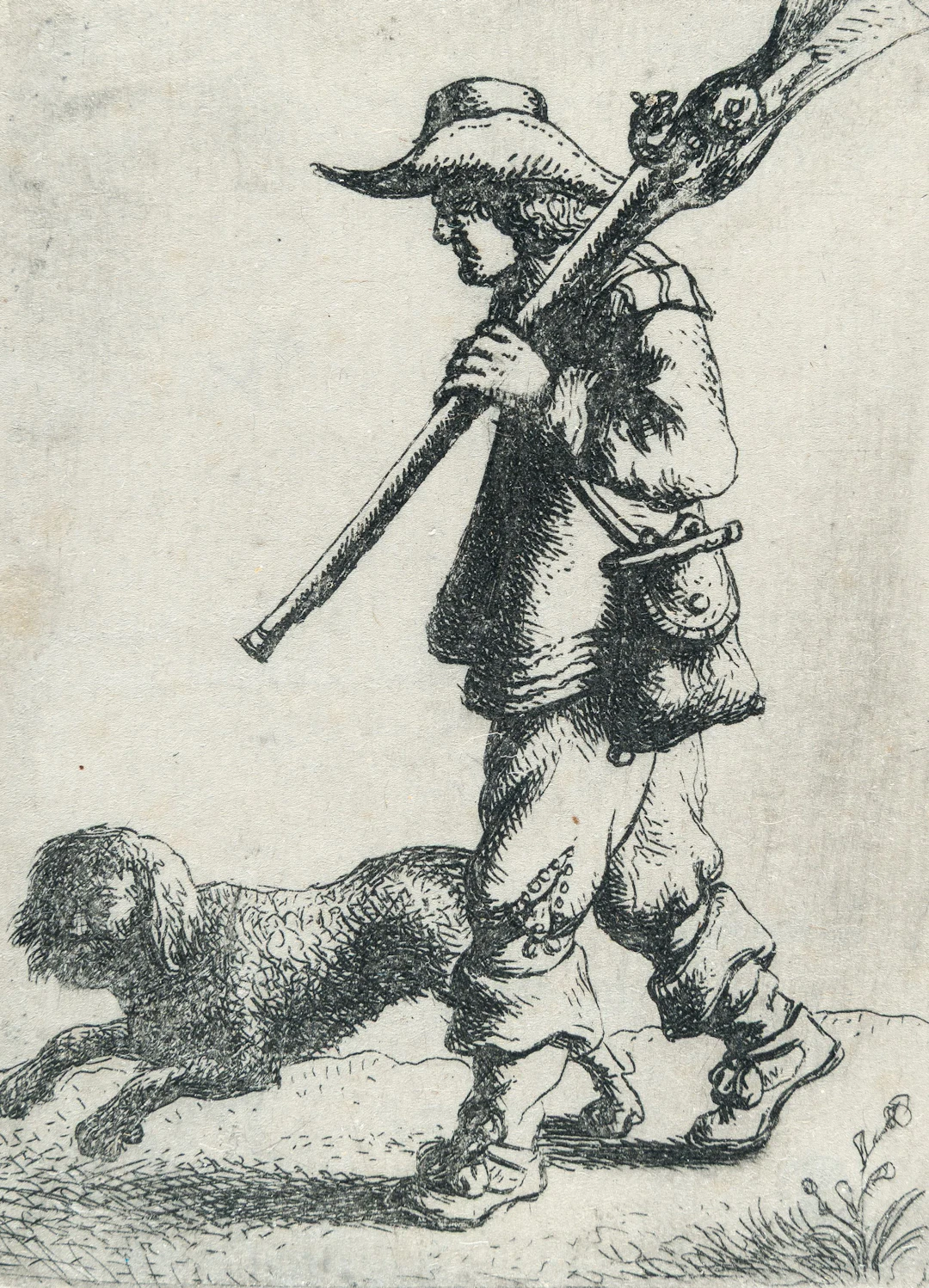 Huntsman and Hound, from: Various Full-Length Figures Jan Joris van Vliet