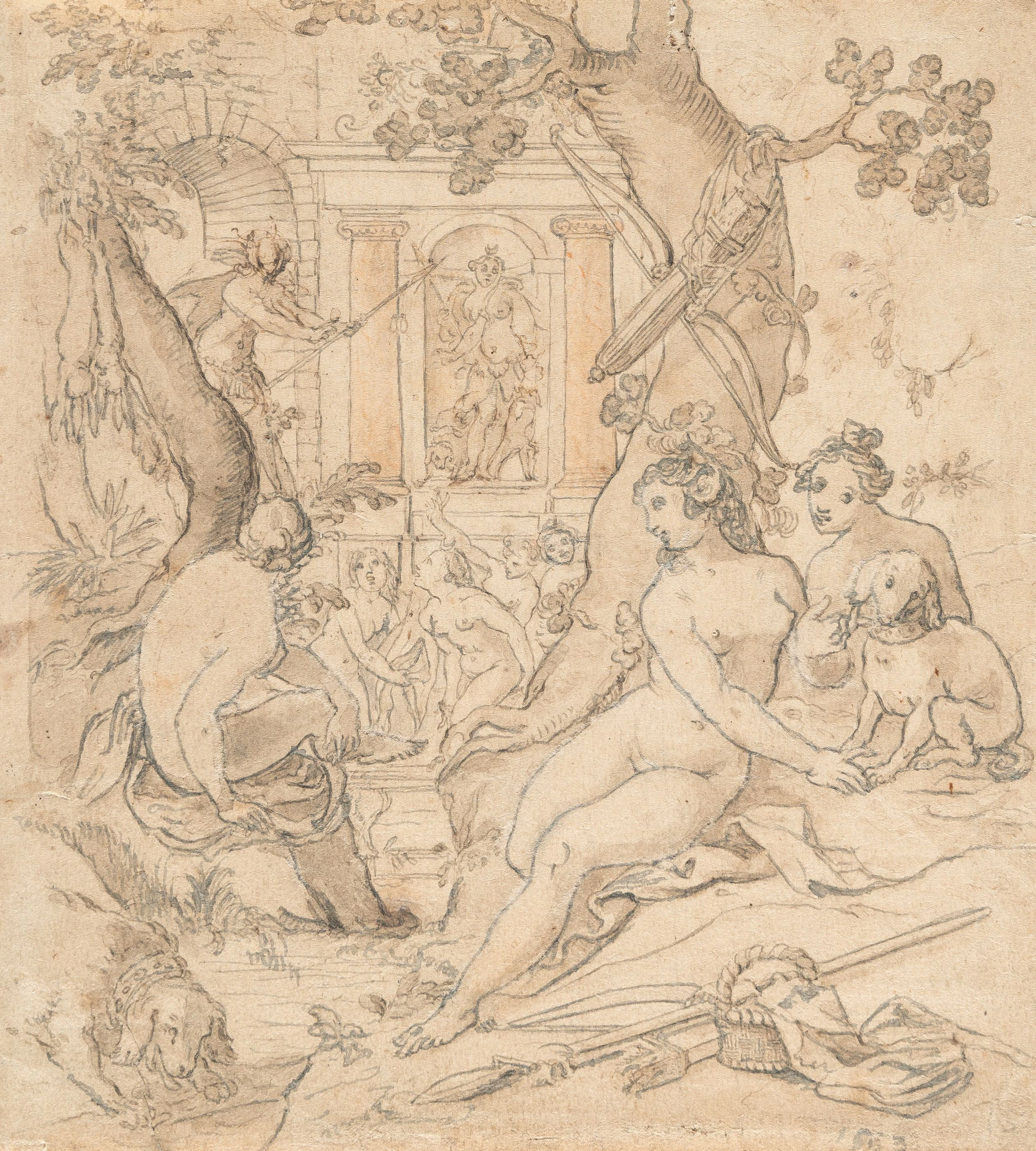 Diana and Actaeon Hans Rottenhammer (Umkreis)