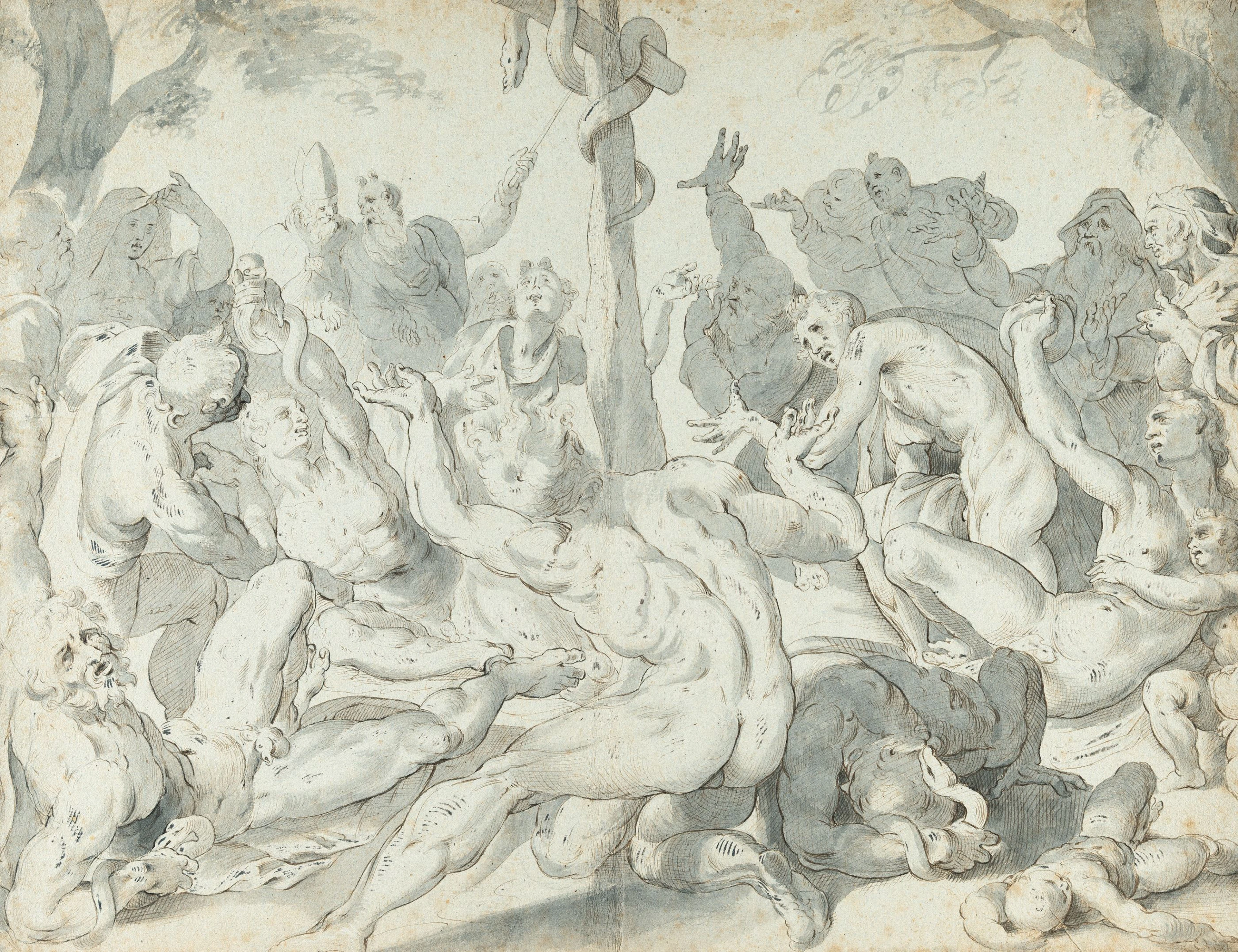 The Adoration of the Bronze Serpent Niederländisch