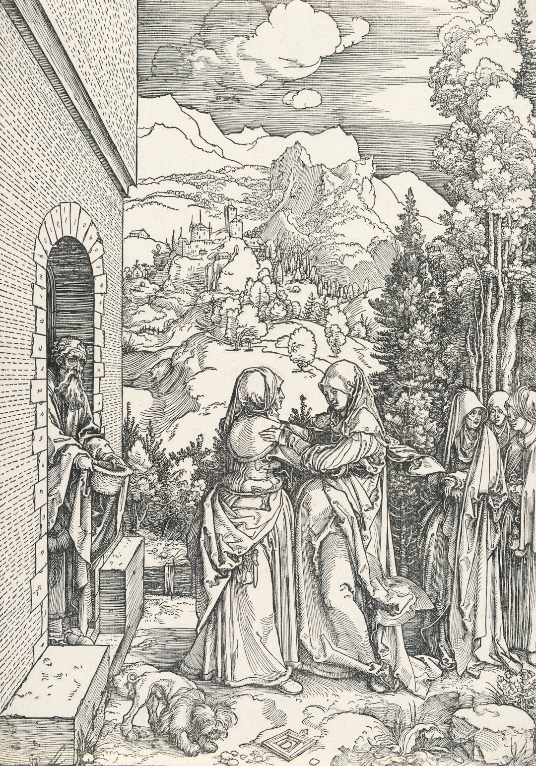 The Visitation, from: The Life of the Virgin Albrecht Dürer