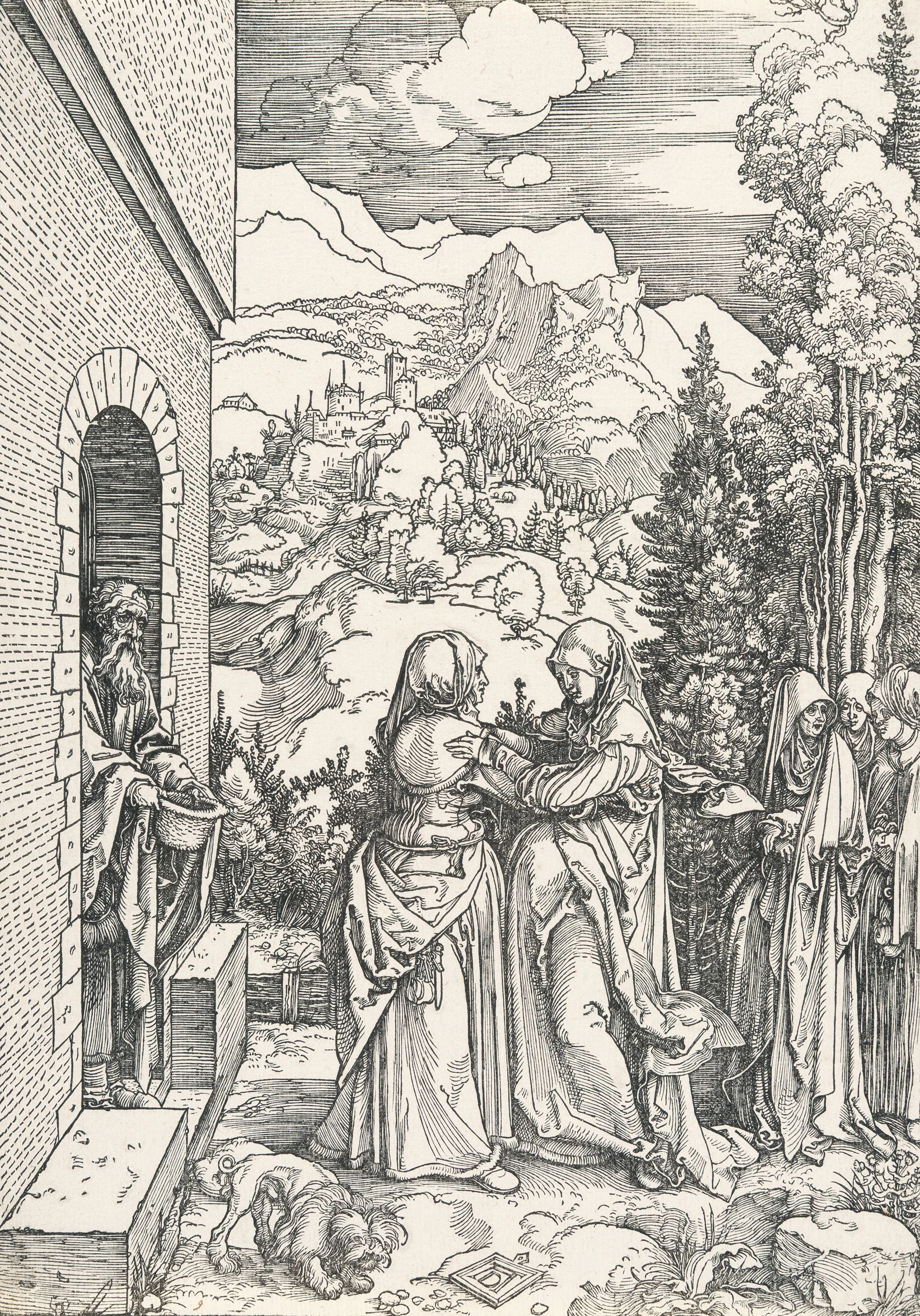 The Visitation, from: The Life of the Virgin Albrecht Dürer